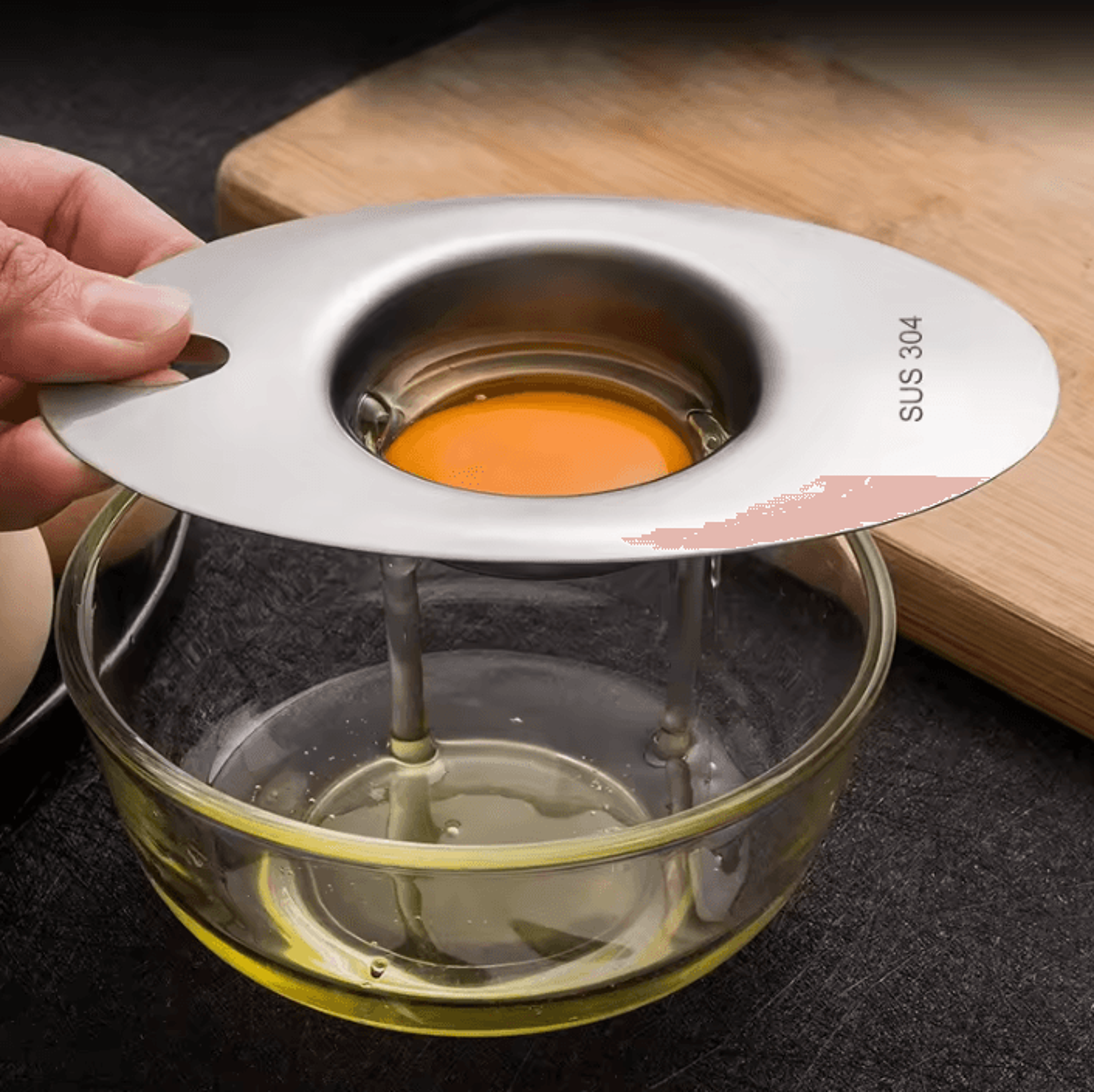 Stainless Steel Egg Separator Spoon Egg Yolk And Egg White Separator For Baking And Cooking 2