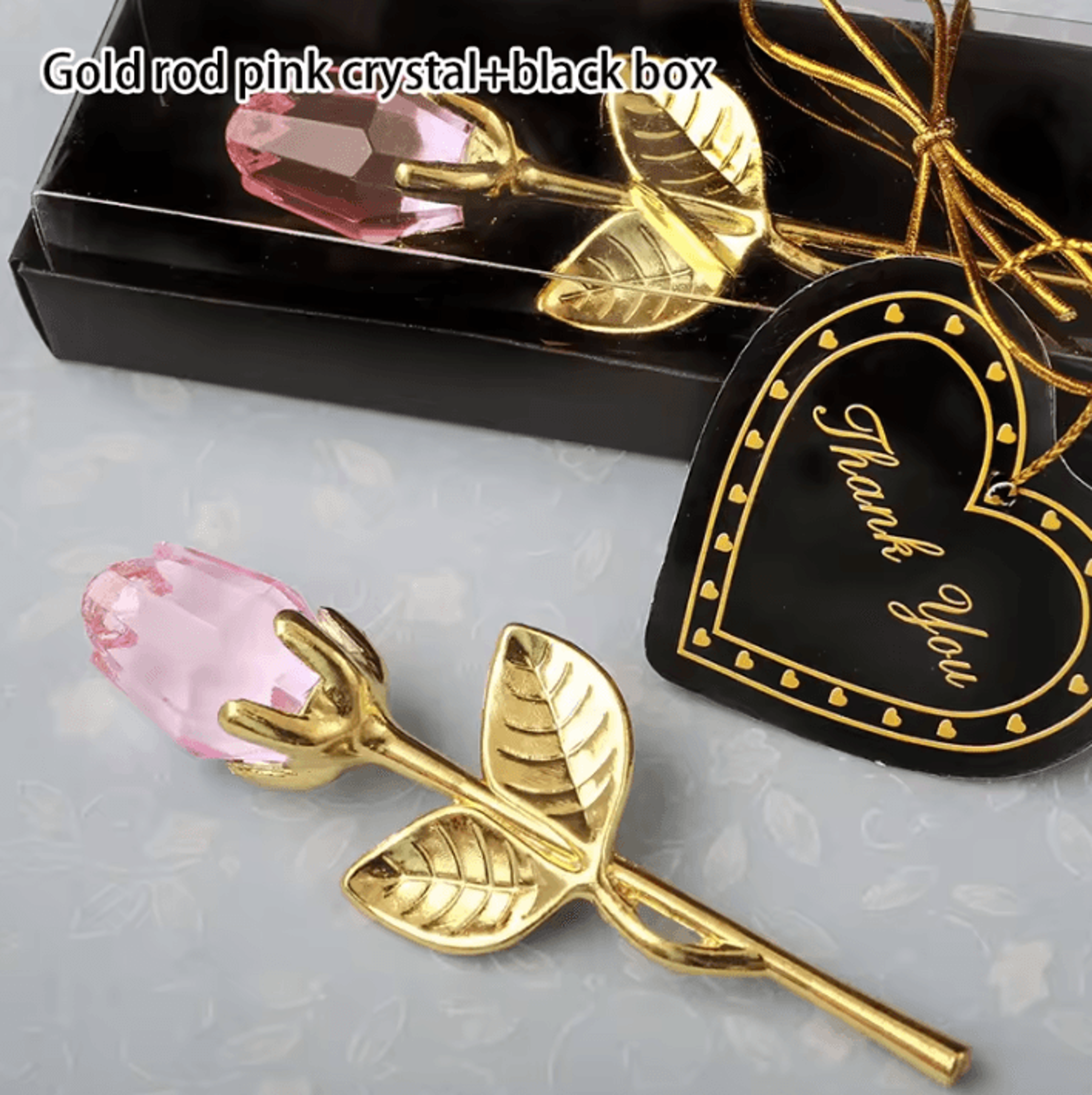 Crystal Rose Artificial Flower Gold And Silver Romantic Gift With Box For Wedding Valentine And Hom 13