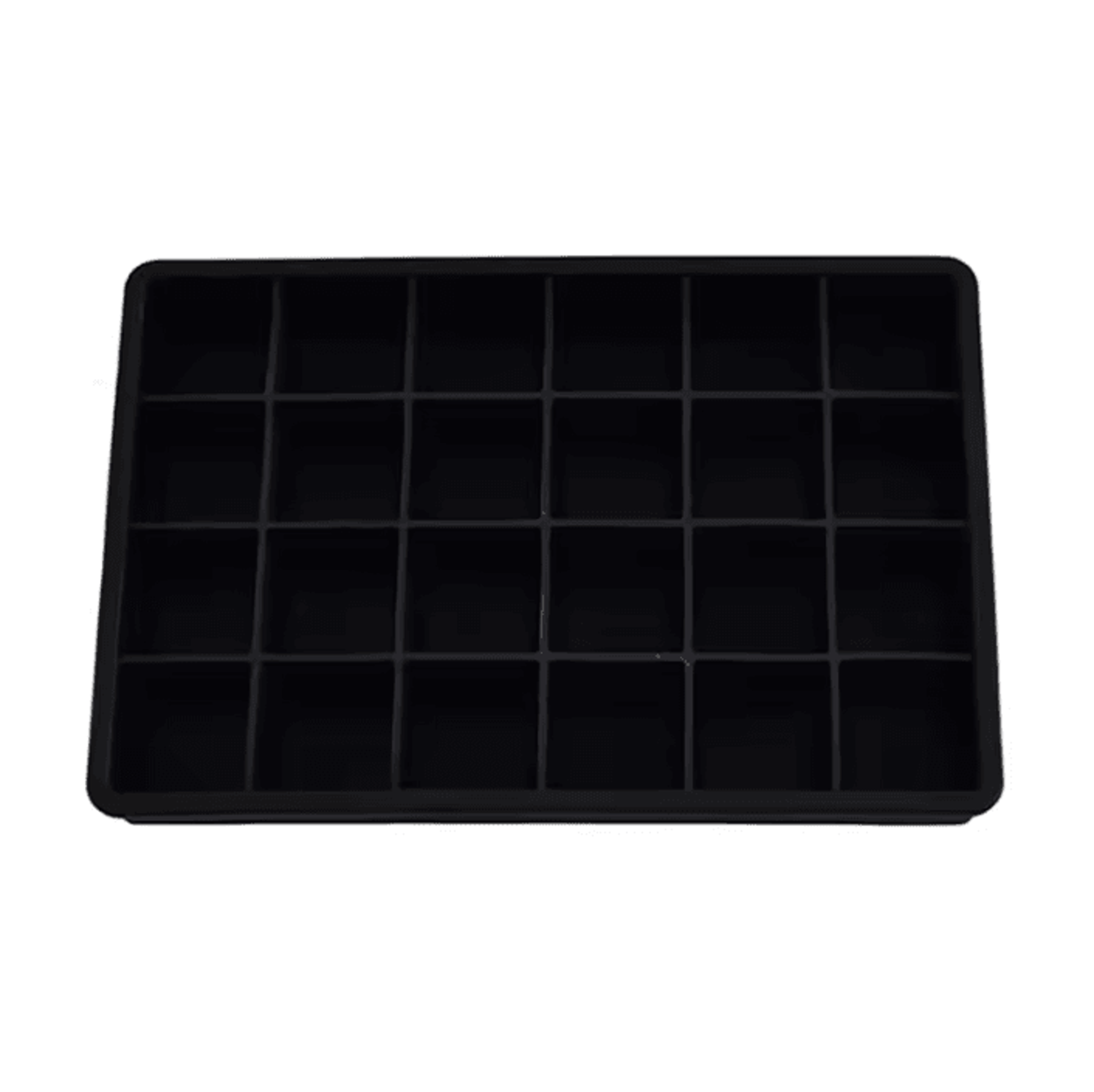 24 Grid Silicone Ice Cube Mold Big Square Ice Cube Tray Mold Ice Cube Maker Nontoxic Durable Bar Pu 3