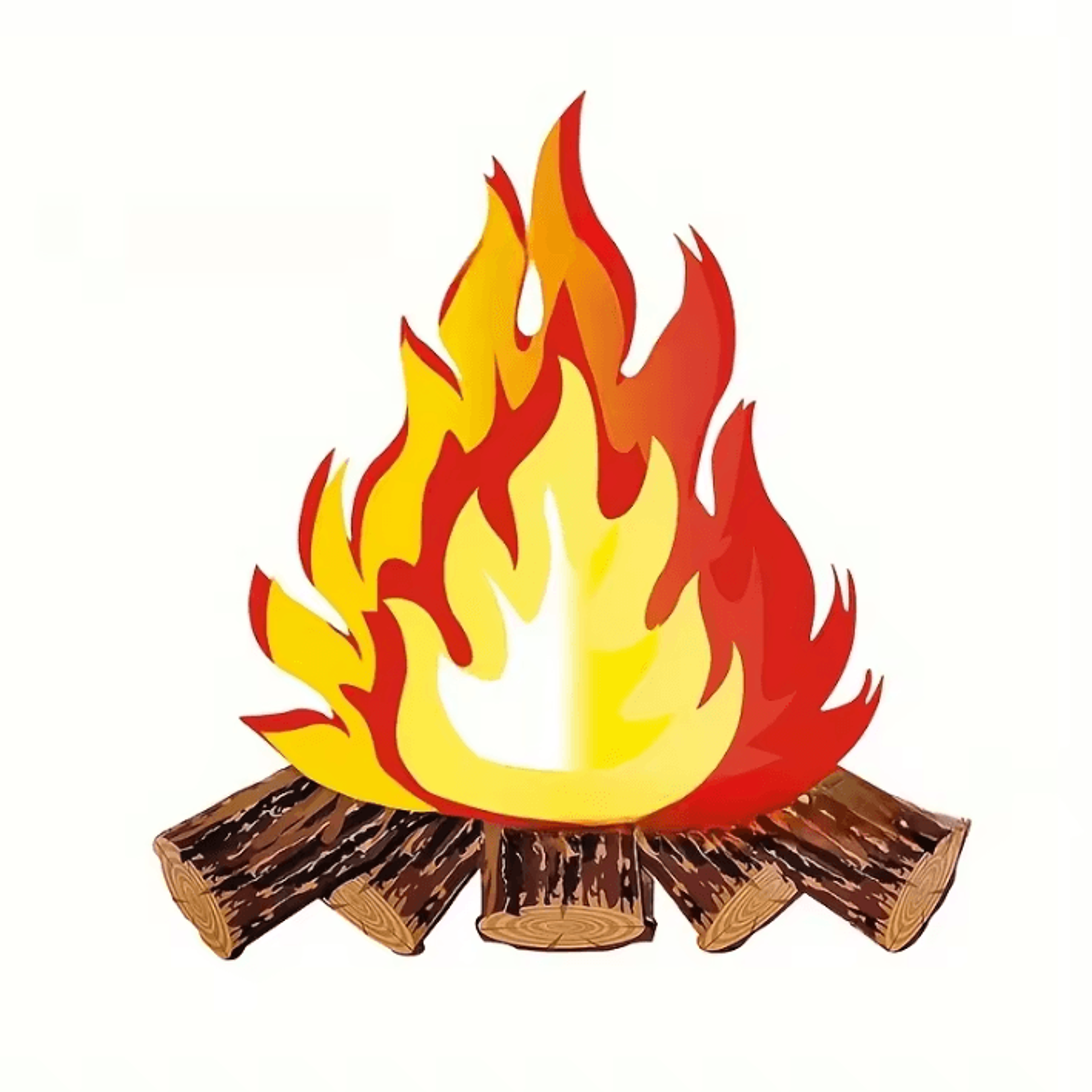 3D Halloween Bonfire Centerpiece Artificial Fire Cardboard Table Decoration 5