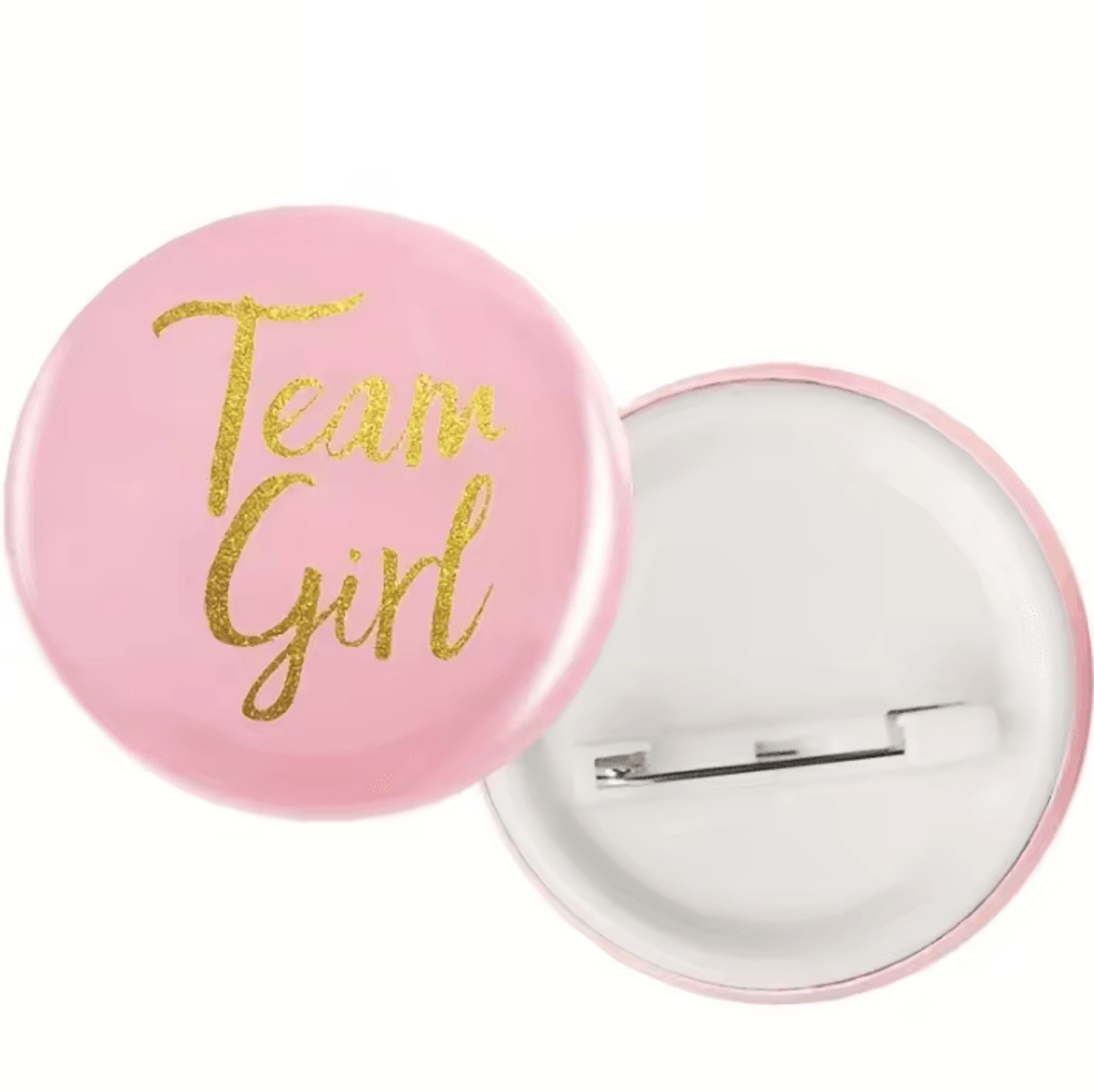 Gender Reveal Team Badge Pins Blue And Pink Party Chest Badges 4