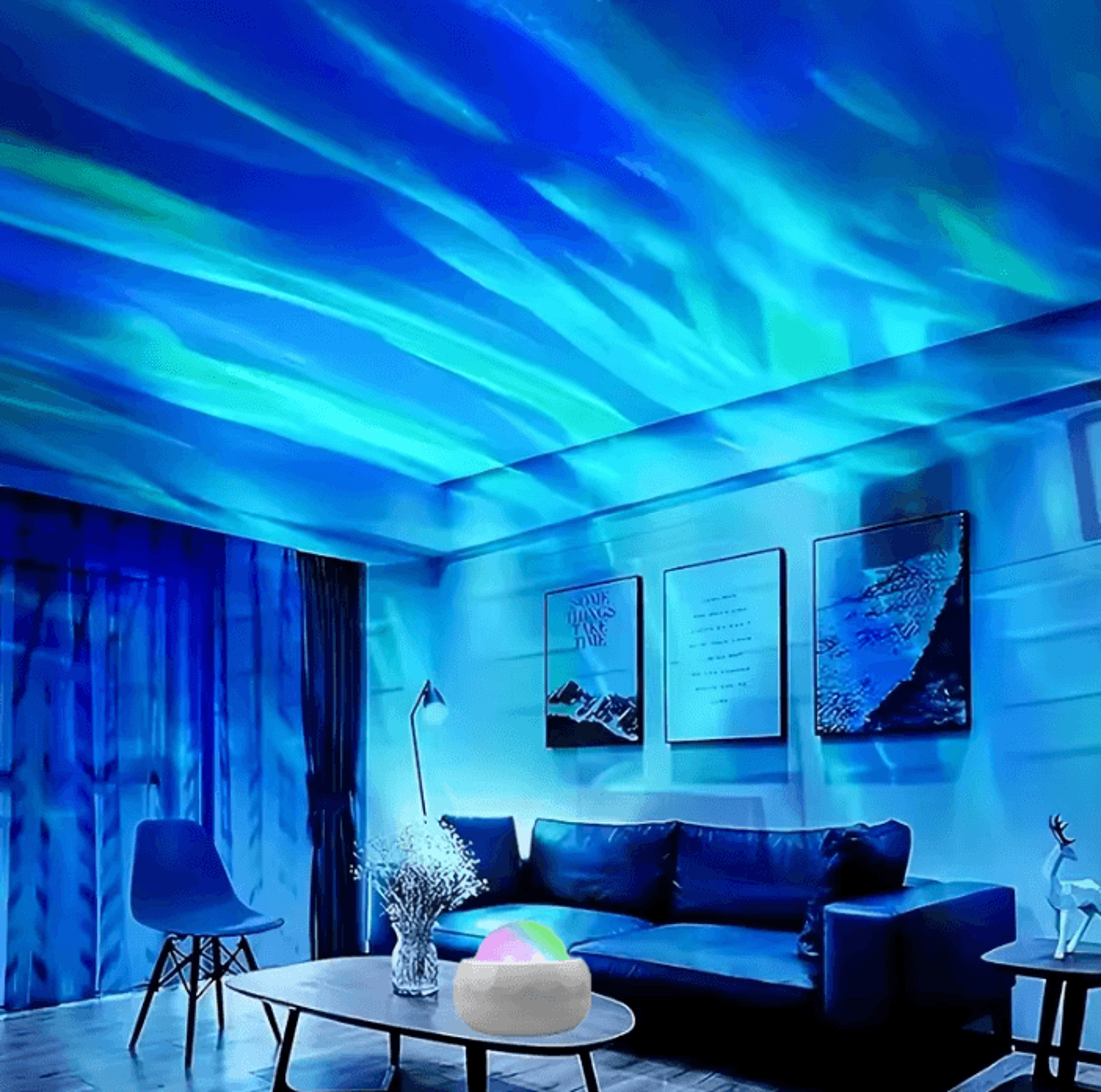 Northern Lights Aurora Projector  Aurora Projector Starry Sky LED Night Light For Bedroom Party  Ho 2