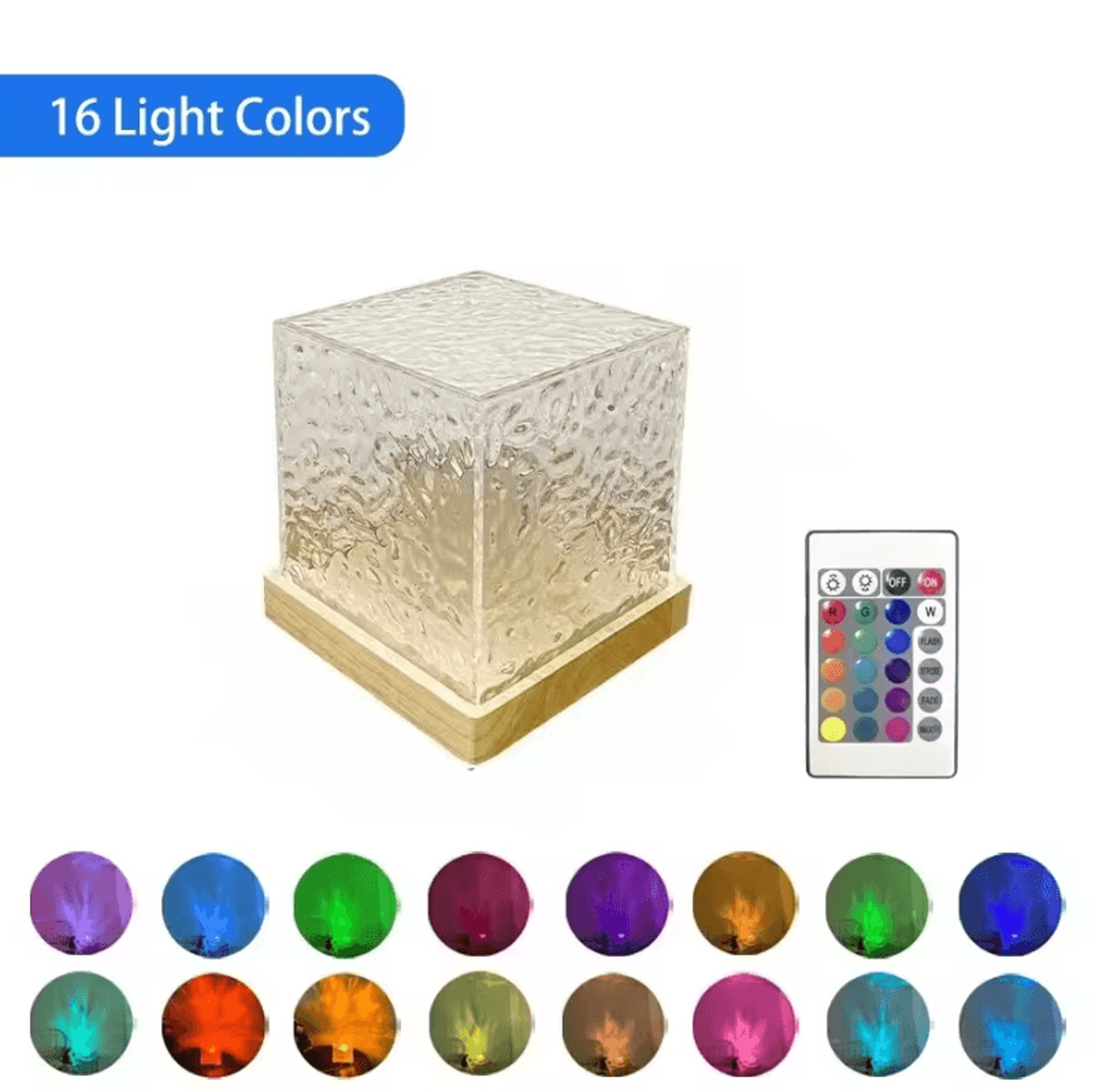 16Color Ocean Wave Projector  Ocean Wave Projector LED Night Light For Bedroom Living Room  Mood Li 5