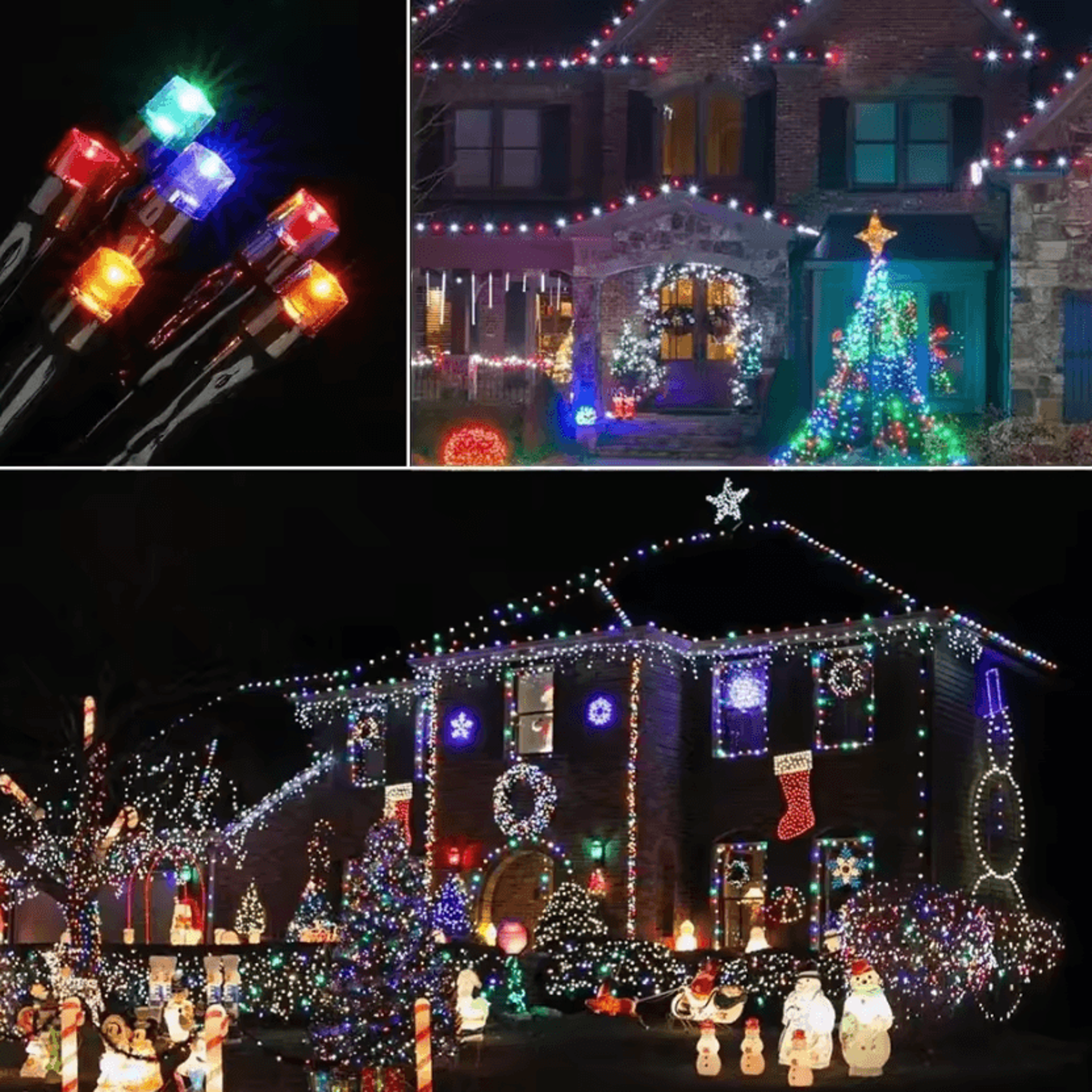 8Color Solar LED Strip Lights  Waterproof Solar Strip Lights For Garden Patio Christmas  Outdoor De 3