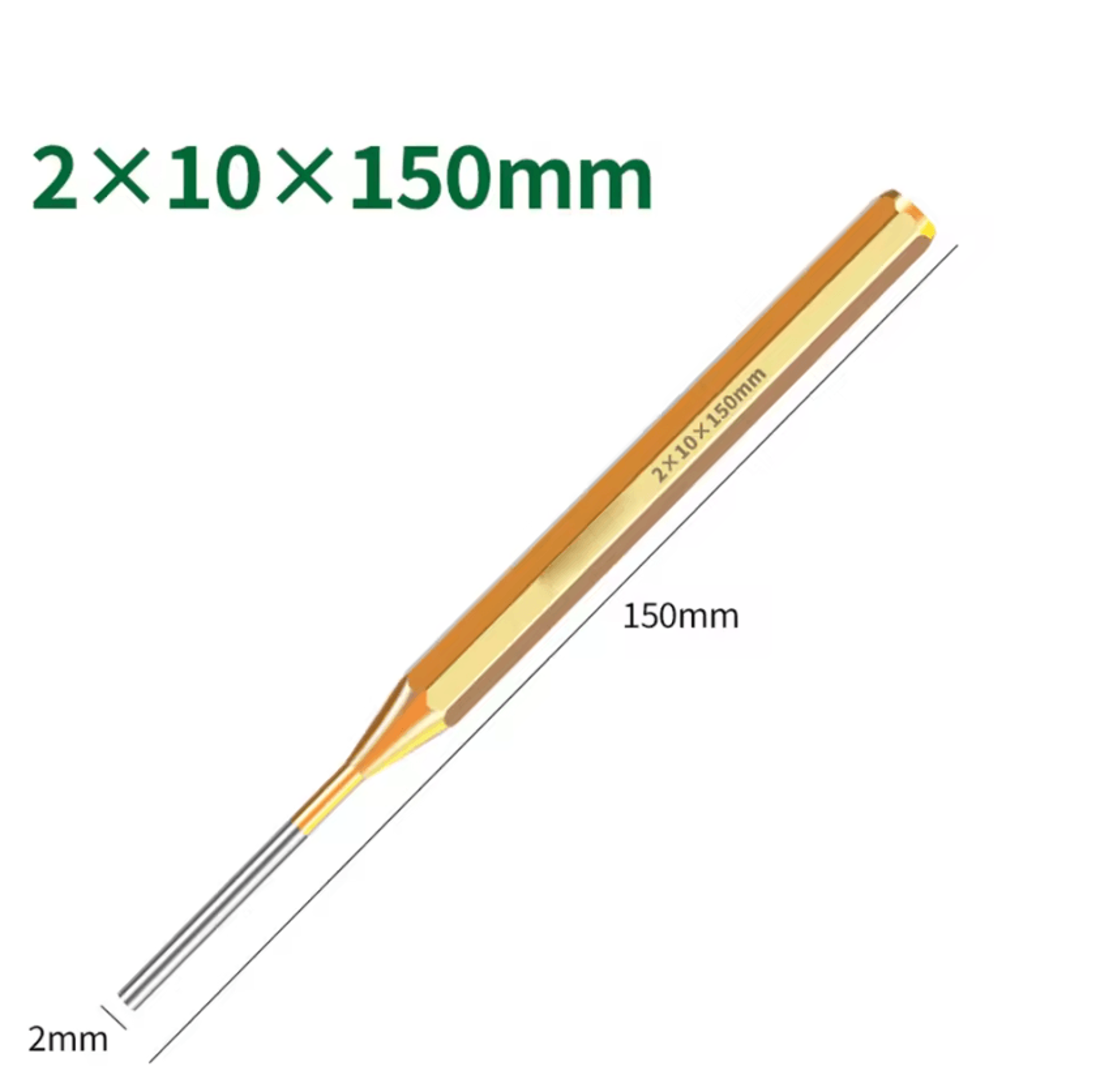 Heavy Duty Brass Pin Punch Set With Roll Pin Remover For Machinery And Auto Repair 3