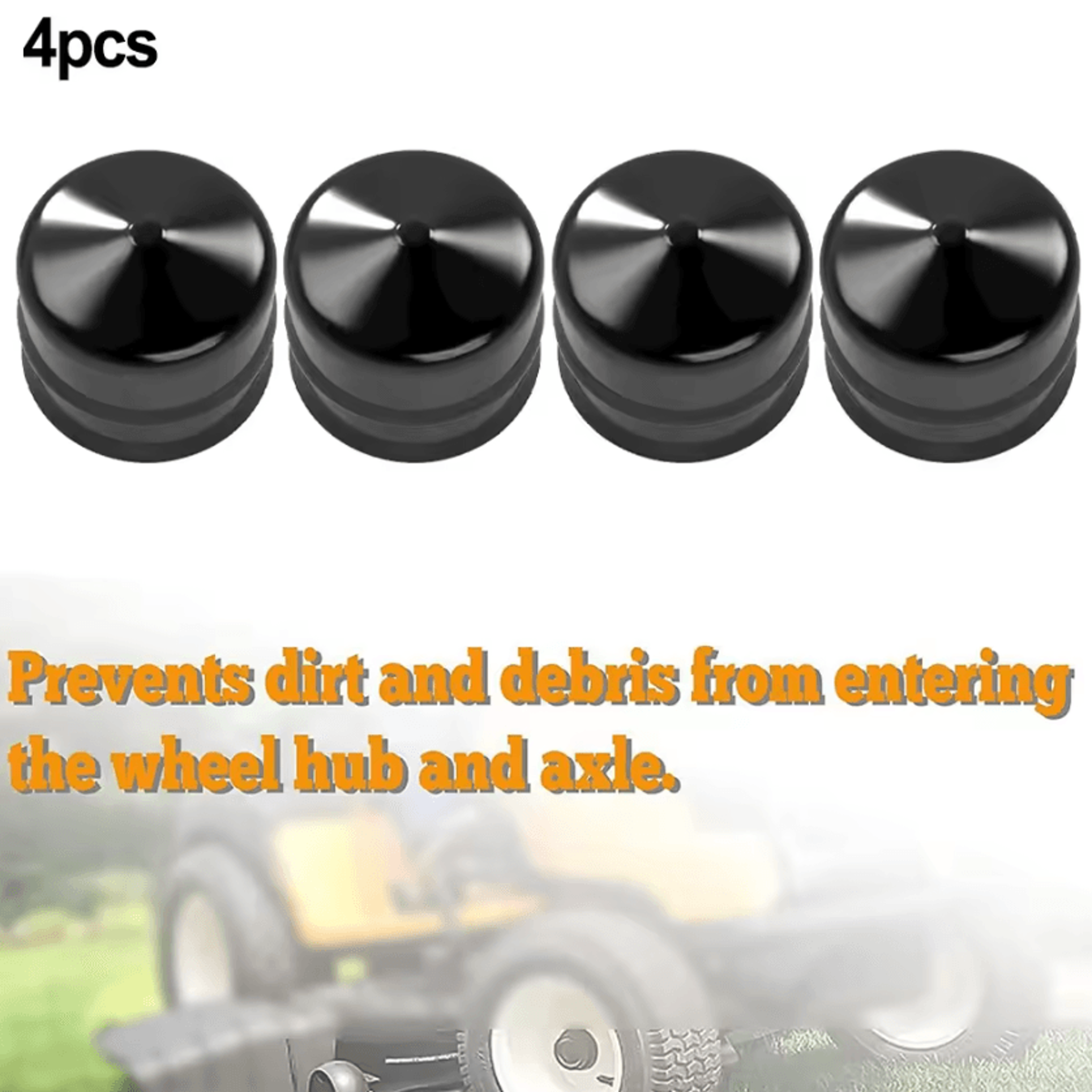 Lawn Tractor Axle Hub Cap Replacement Set For Craftsman 532104757 104757 3
