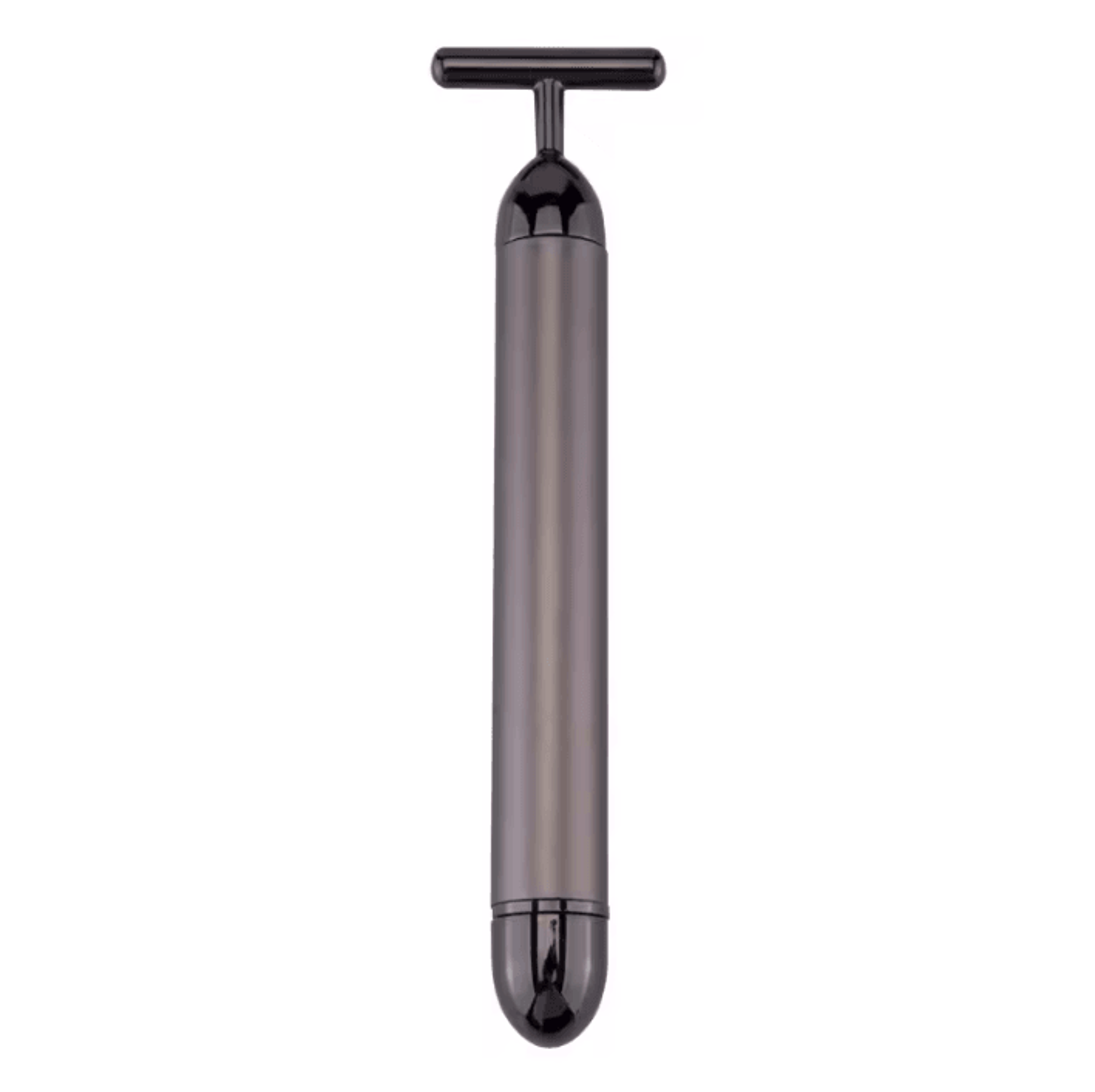 24K Gold T Shape Vibrating Facial Massager Roller For Daily Skincare 5
