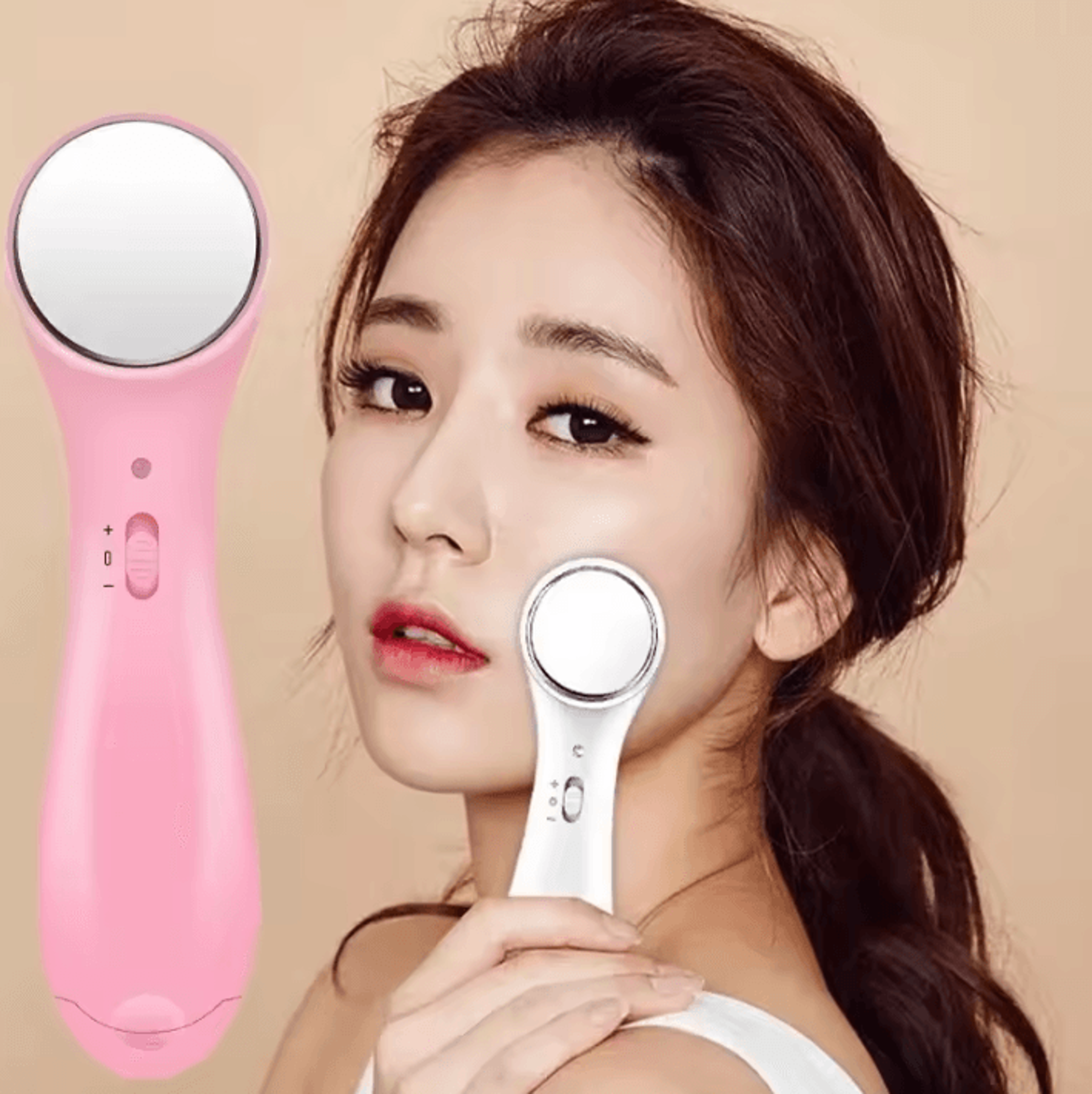Ultrasonic Facial Skin Care Device For Deep Cleansing And Skincare Absorption 0