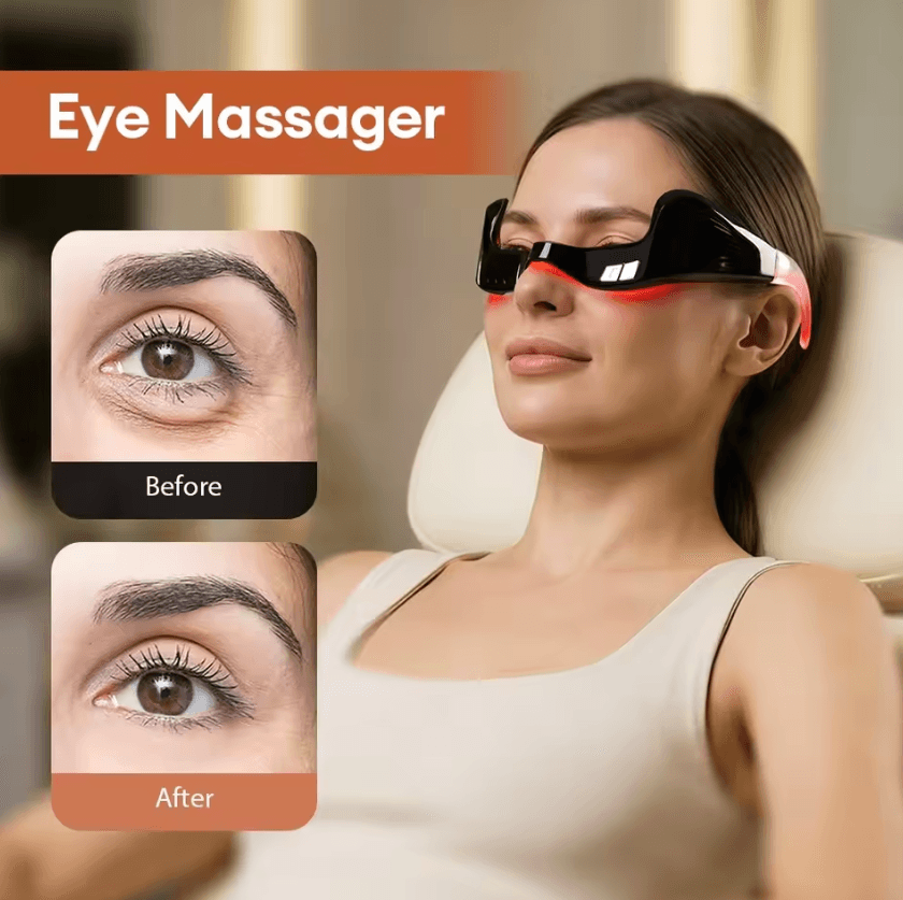 Electric Red Light Eye Massager For Relaxing Daily Eye Care 0
