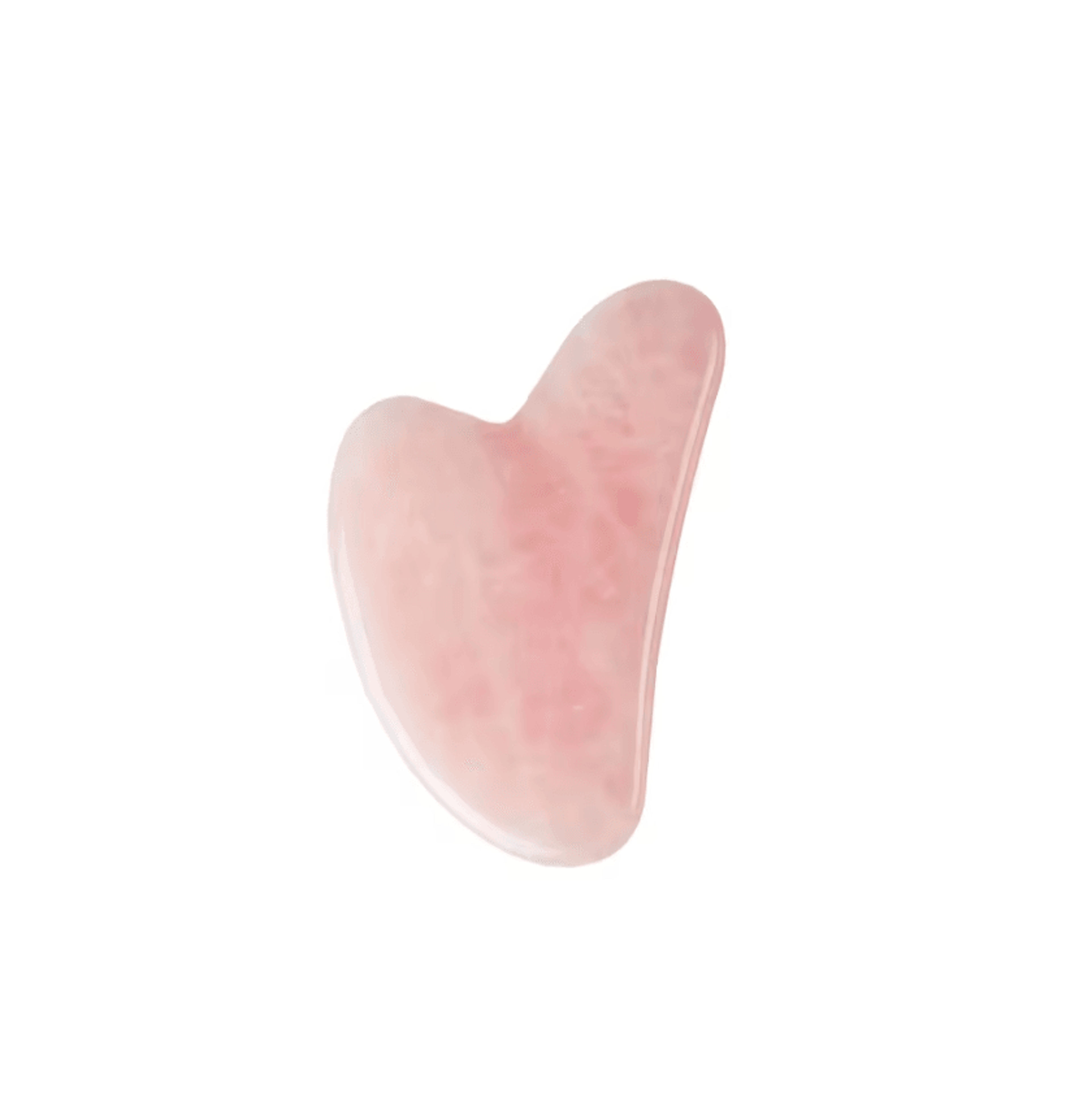 Natural Rose Quartz Gua Sha Facial Massage Tool For Lifting And Skin Care 2