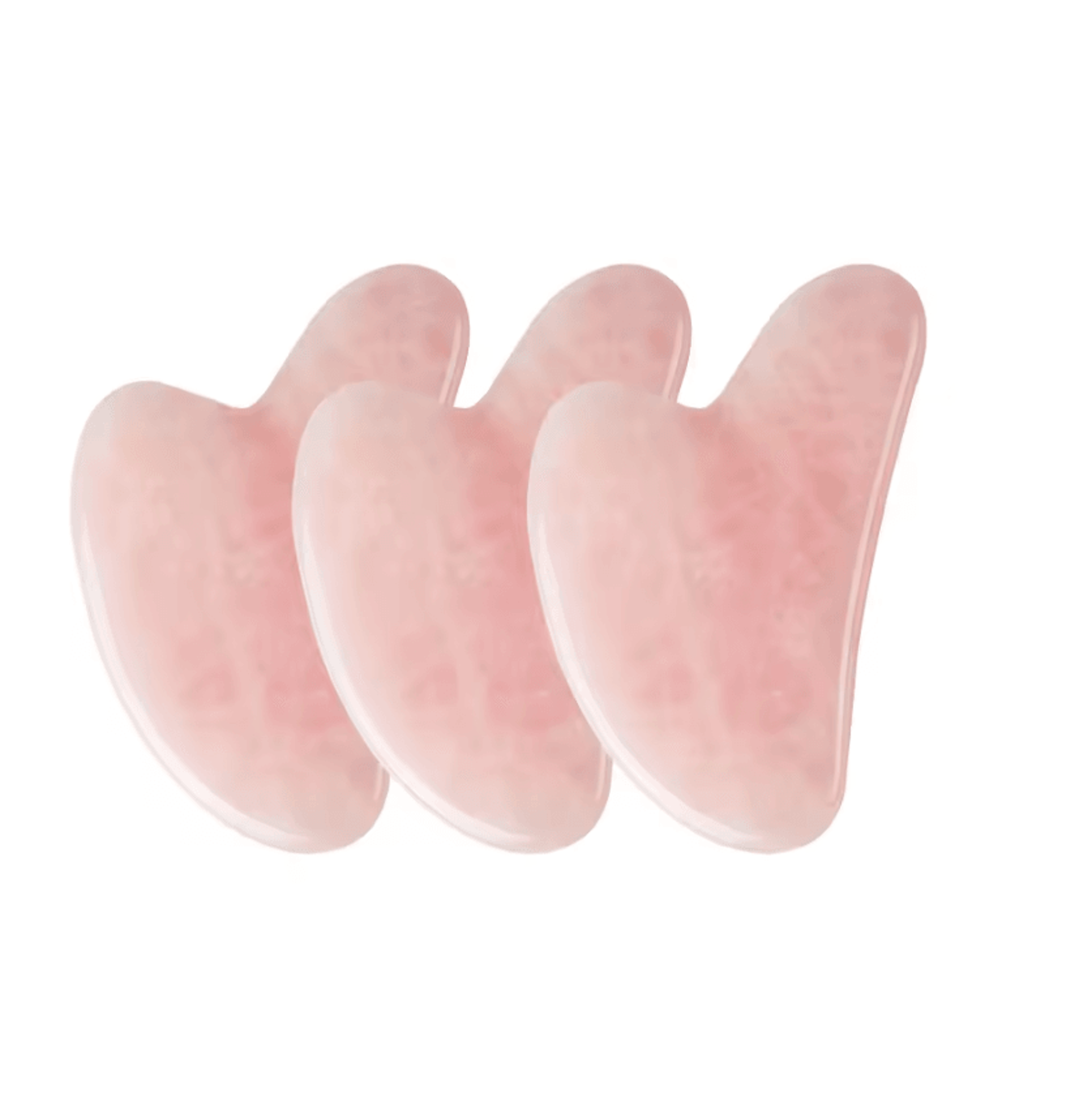 Natural Rose Quartz Gua Sha Facial Massage Tool For Lifting And Skin Care 4