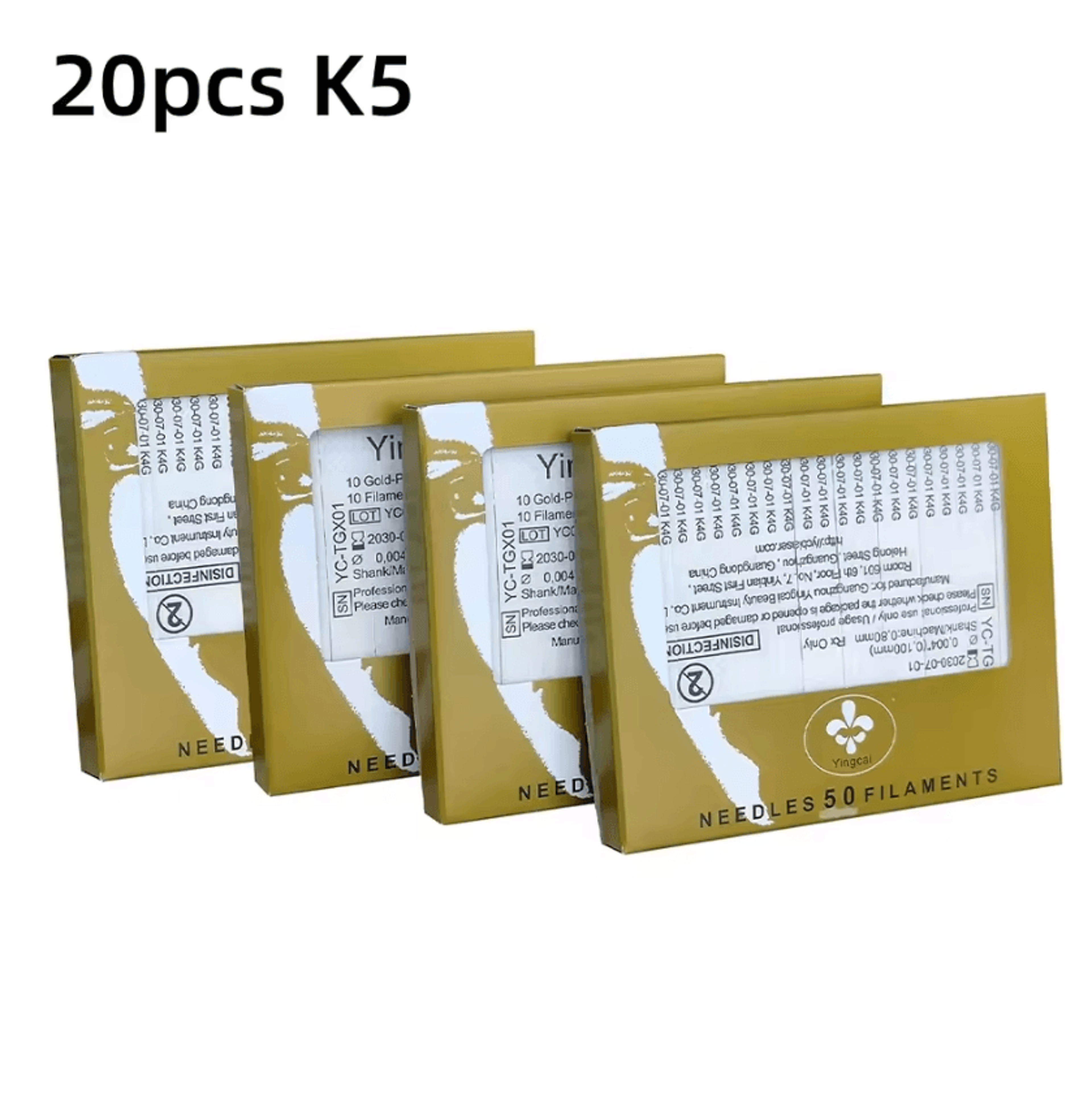 Professional Electrolysis Hair Removal Needles 20 Piece Replacement Probe Set 4