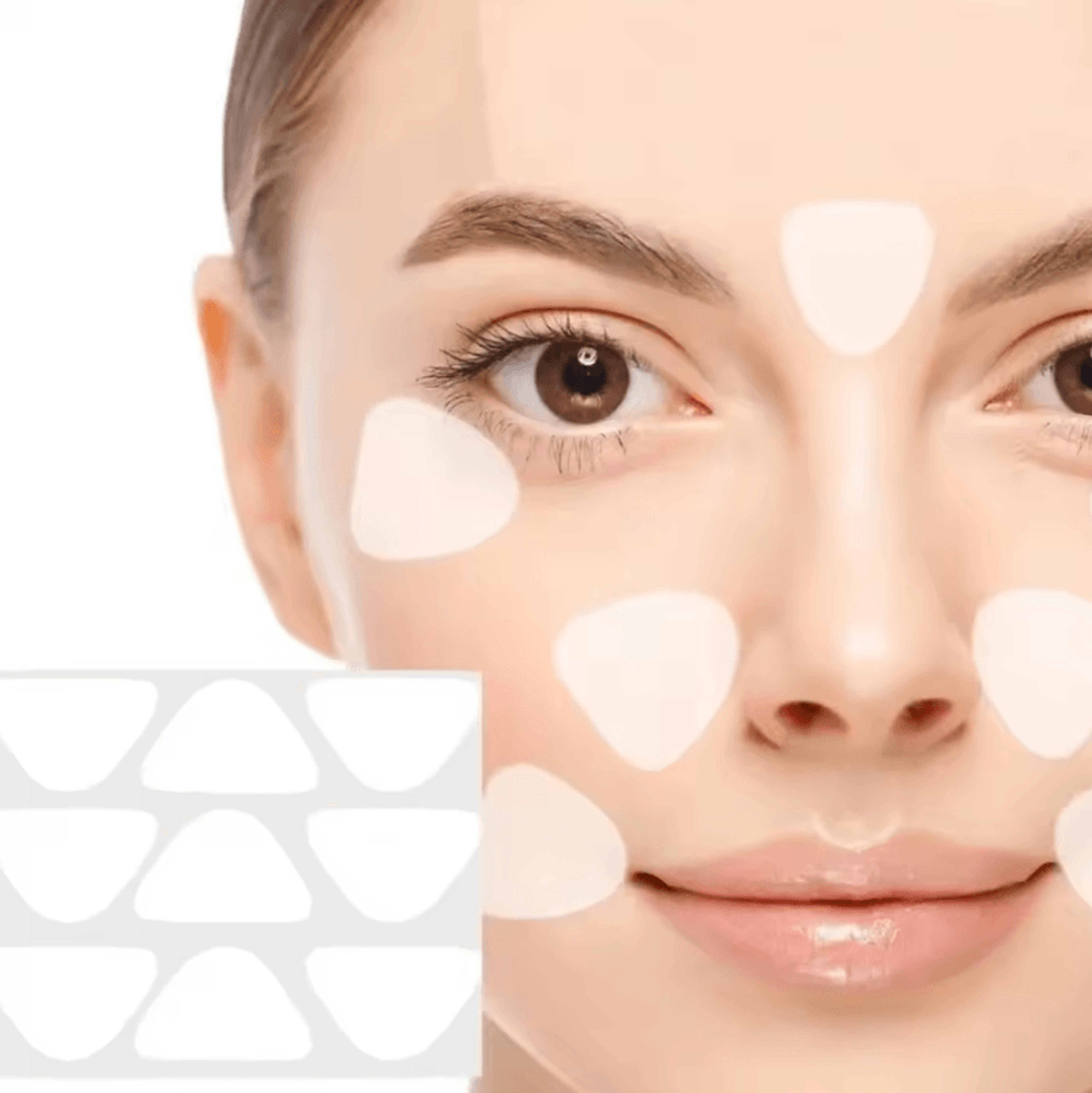 Invisible Anti Wrinkle Face Patches For Forehead Smile Lines And Nasolabial Folds 45 Or 80 Pieces 1