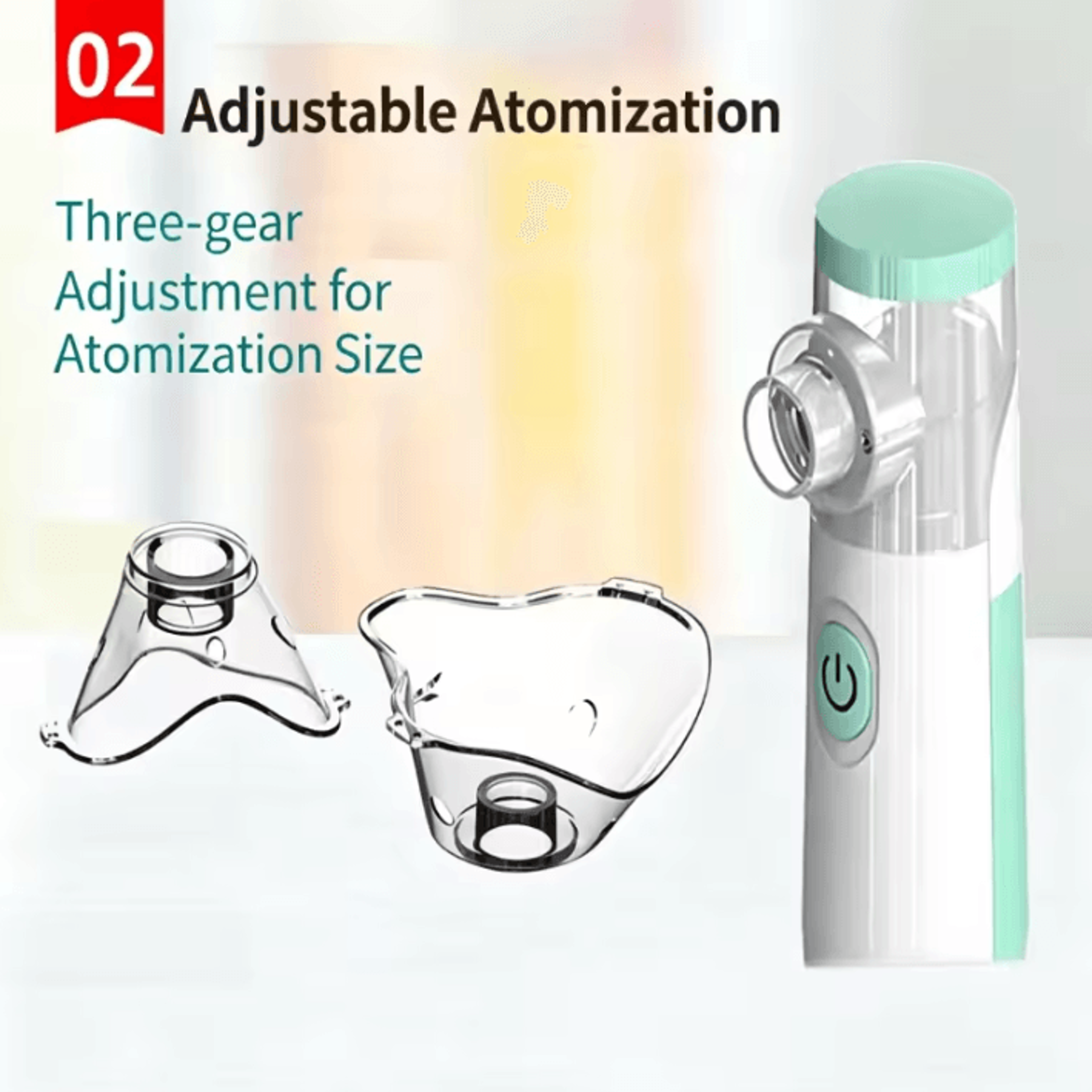 Portable Mesh Nebulizer Handheld Inhaler For Adults And Children 0