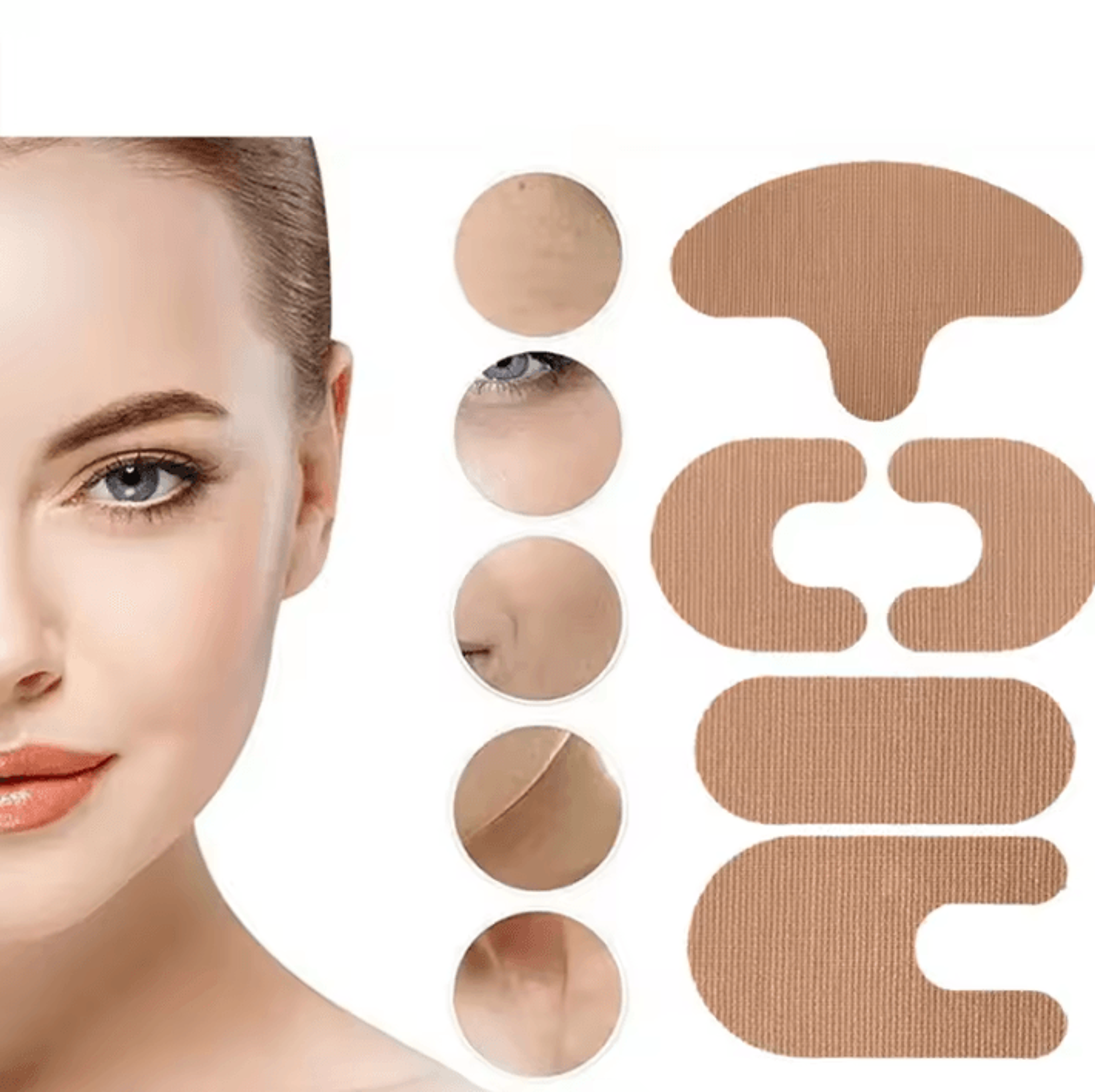 32 Piece Reusable Silicone Anti Wrinkle Face Patches For Face Neck And Hands 2