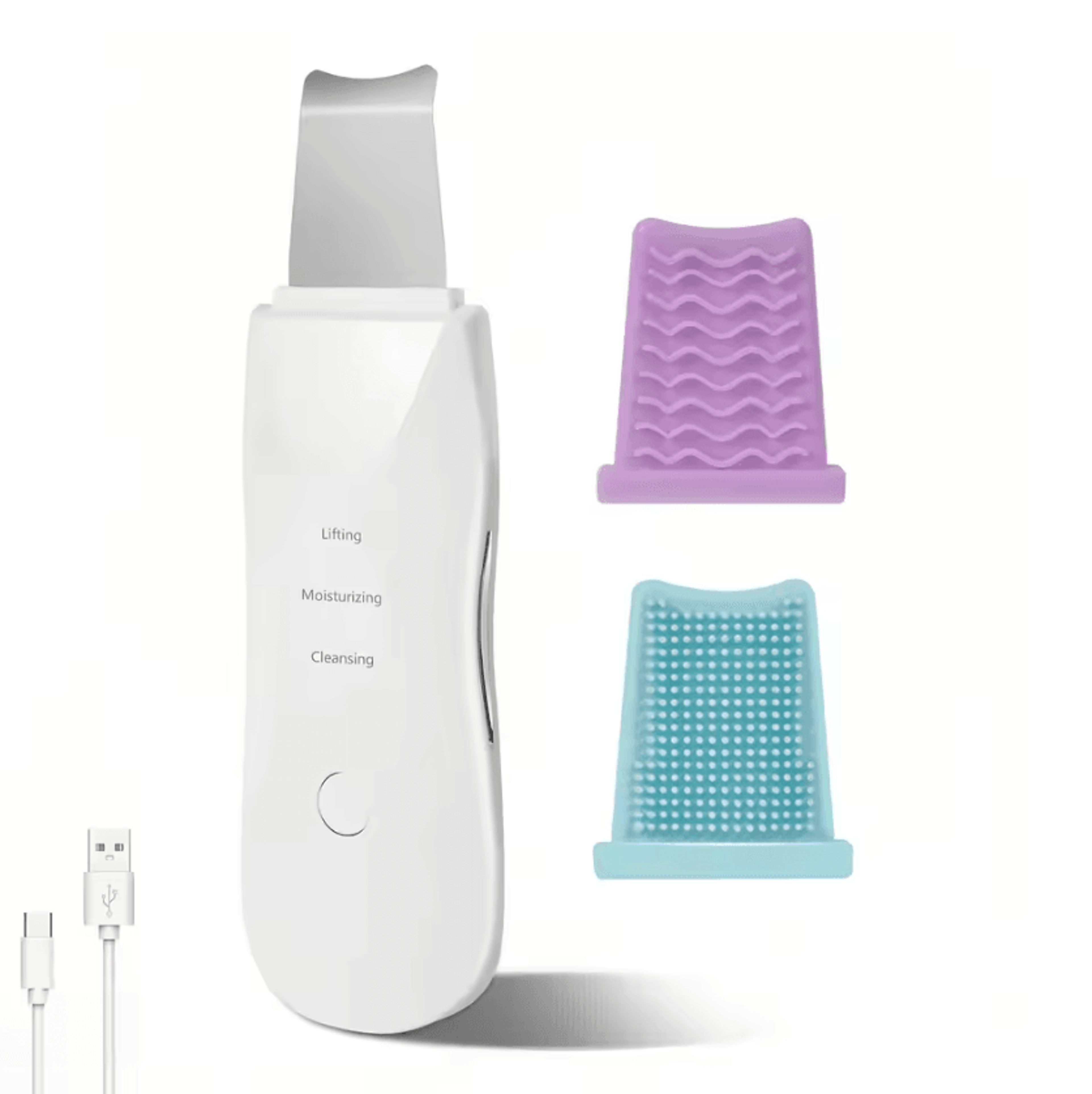 Deep Vibration Skin Scrubber Facial Spatula Blackhead Remover And Deep Pore Cleaner 0