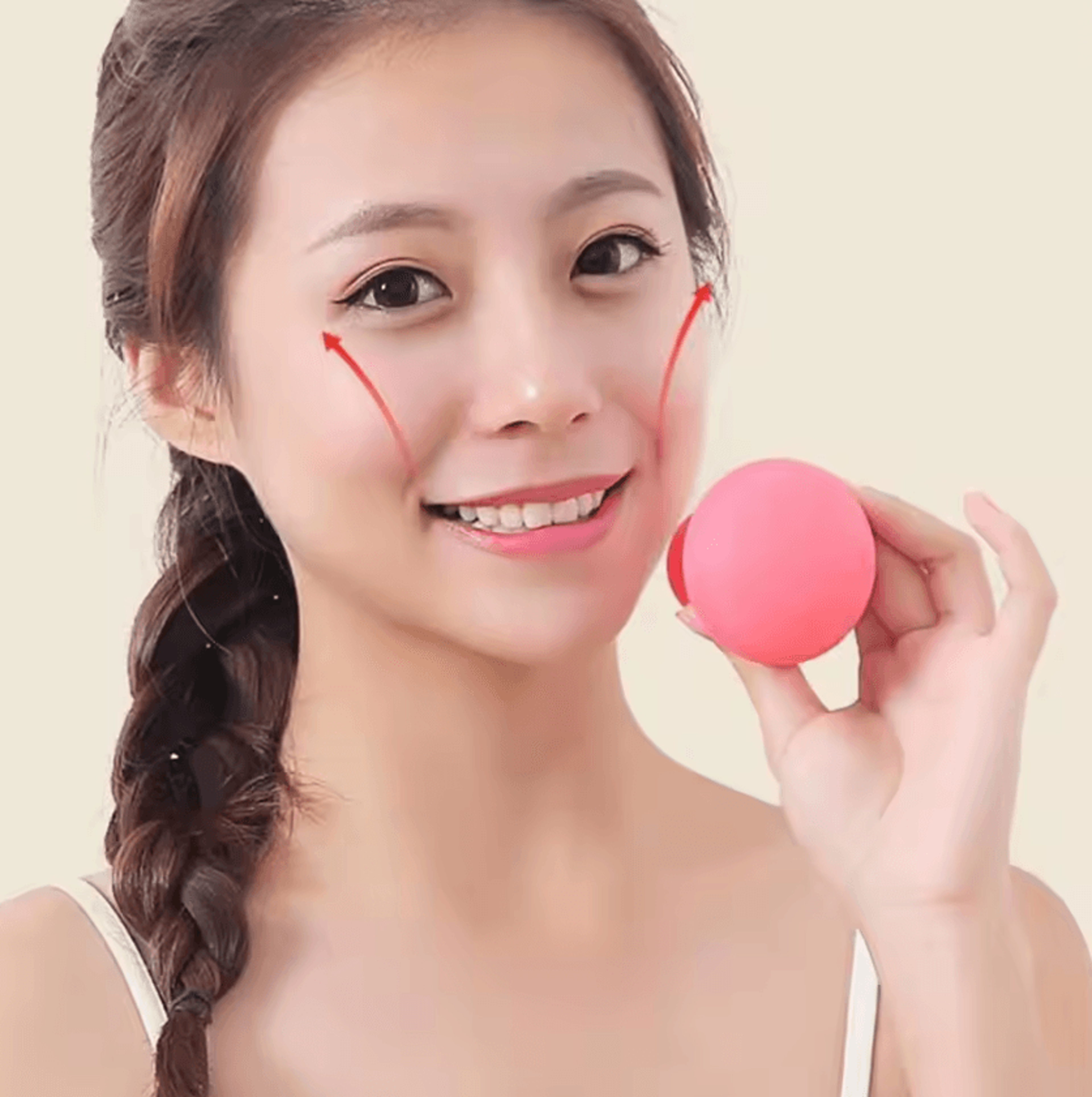 Silicone Facial Masseter Trainer Face Lifting And Jawline Exercise Tool 0