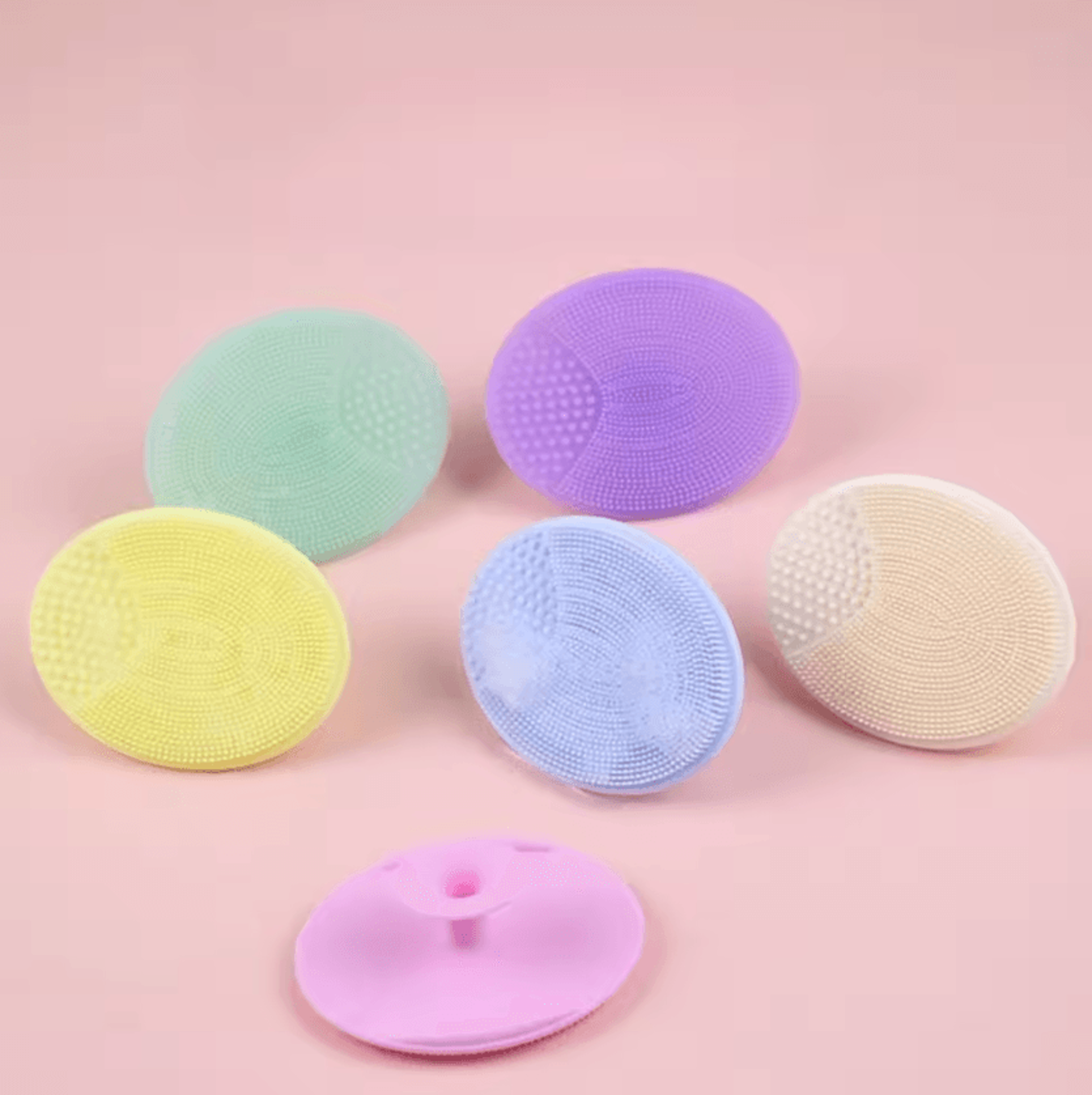 Soft Silicone Facial Cleansing Brush Manual Face Scrubber And Massage Exfoliator 0