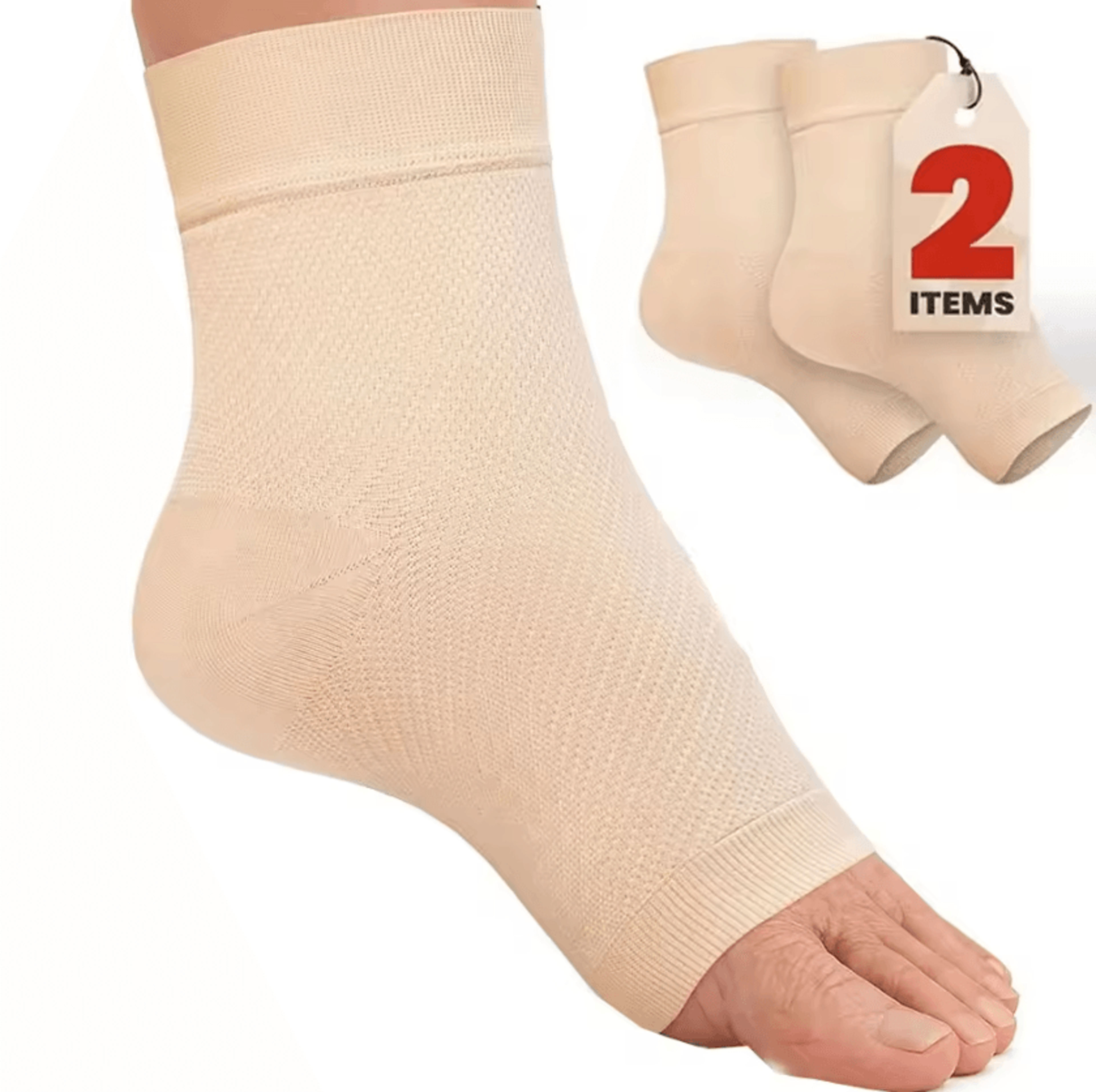 Ankle Compression Sleeve With Arch Support For Everyday Comfort 0