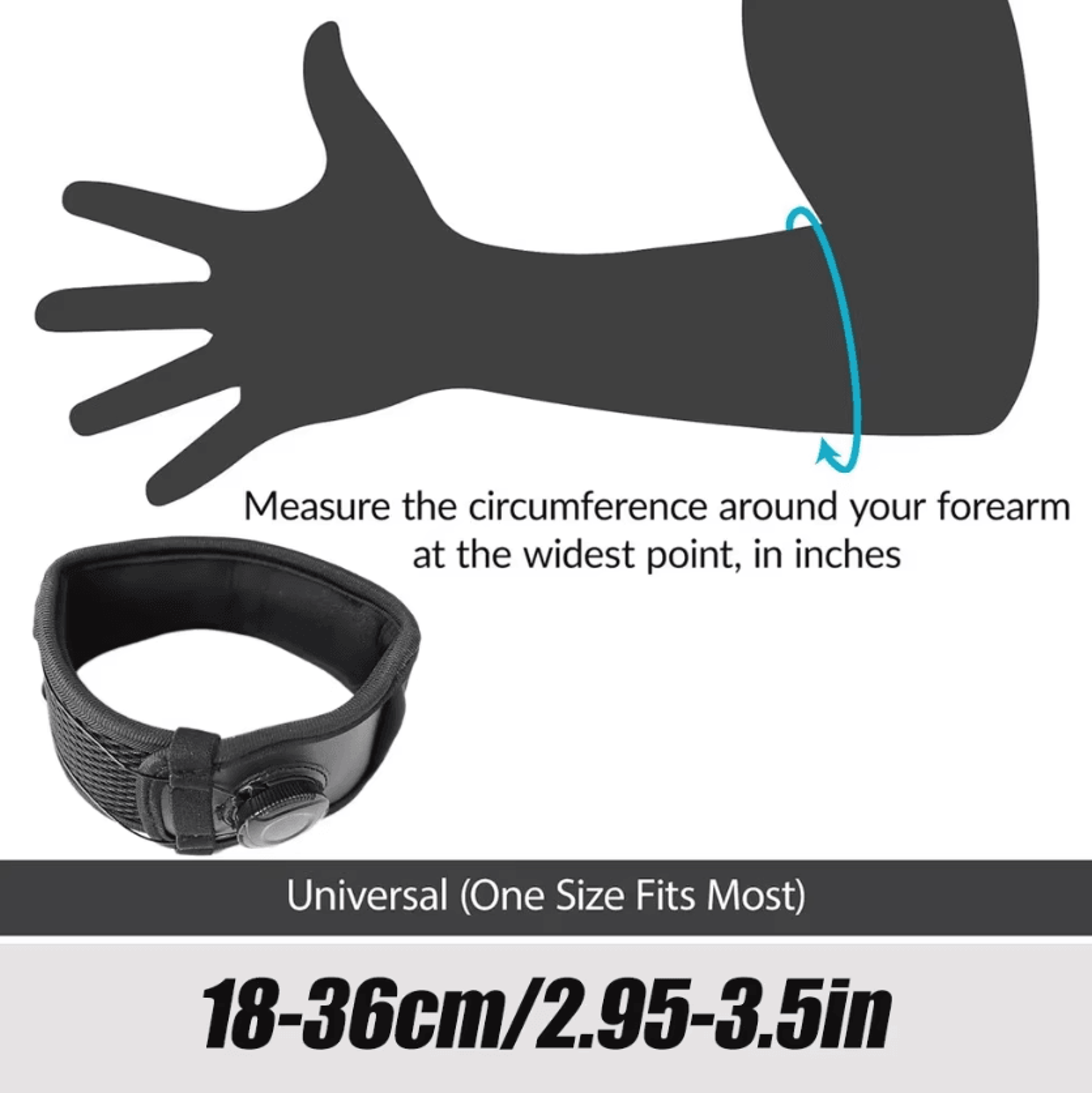 Adjustable Tennis Elbow Brace Strap With Compression Support 1