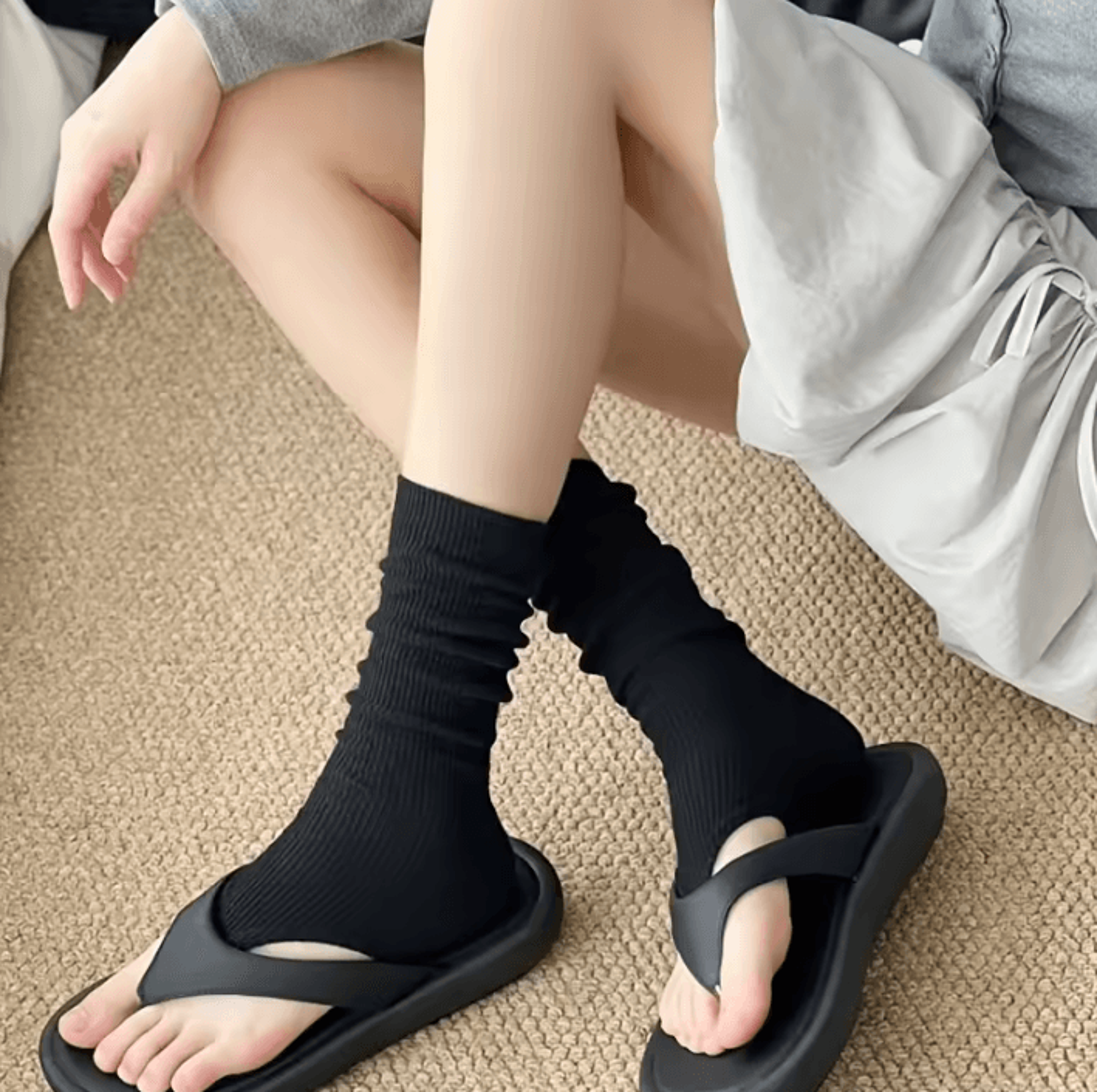Open Toe Ballet Socks With Slimming Leg Wrap Design For Spring And Summer 4