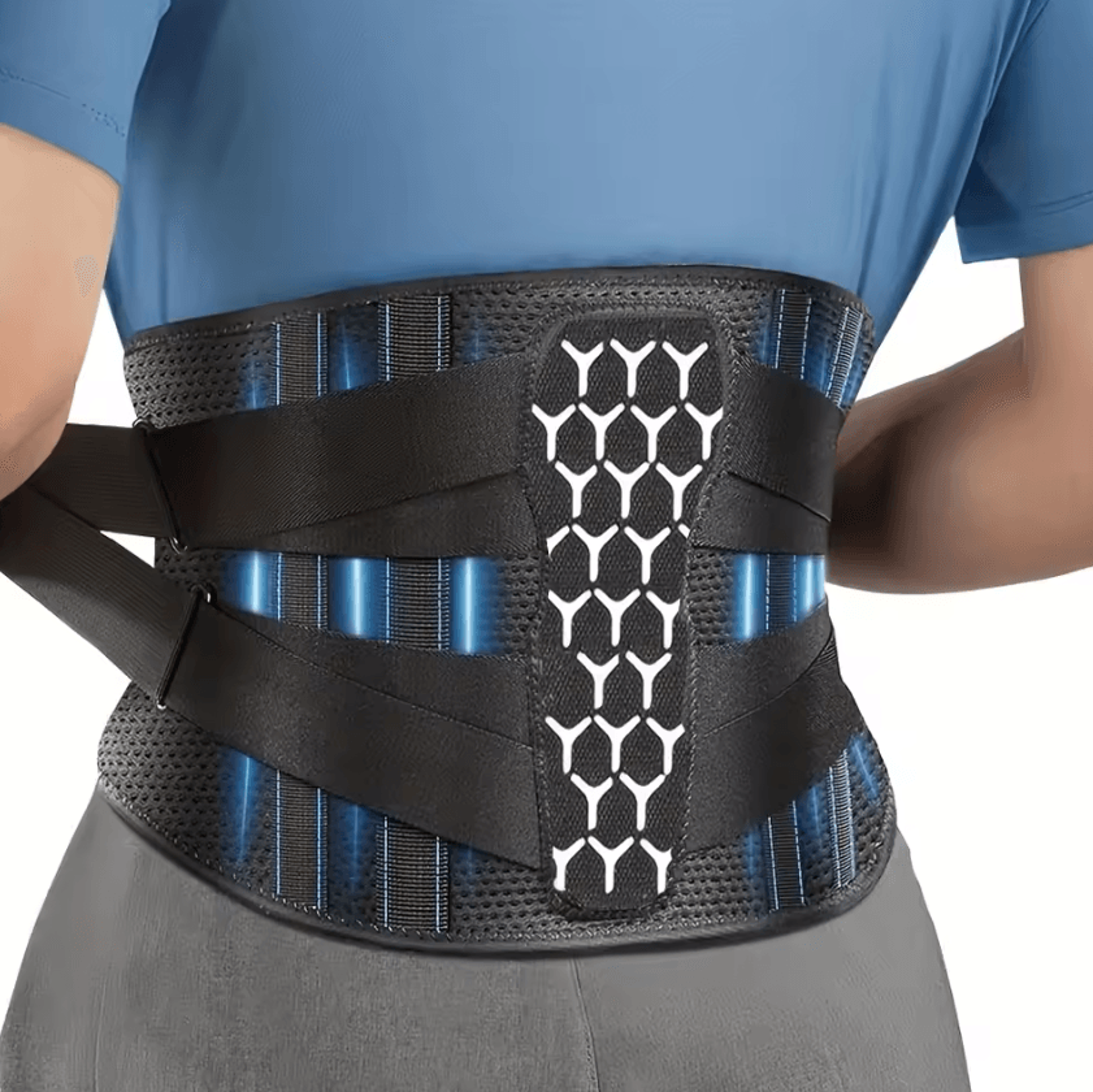 Adjustable Lower Back Brace With Breathable Lumbar Support Belt For Everyday Comfort 4