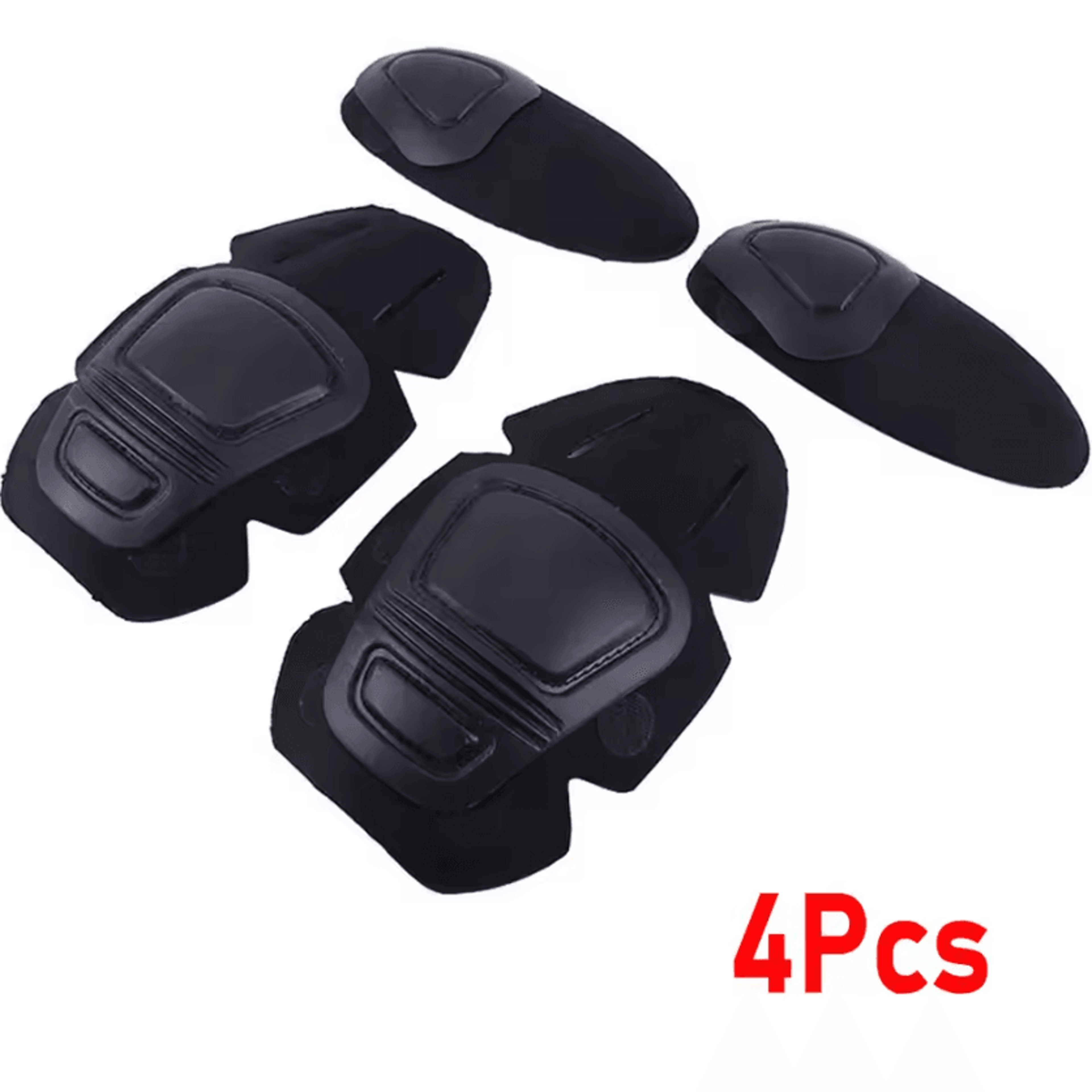 Tactical Knee And Elbow Pads Soft Protective Insert Set For Outdoor And Airsoft Gear 4