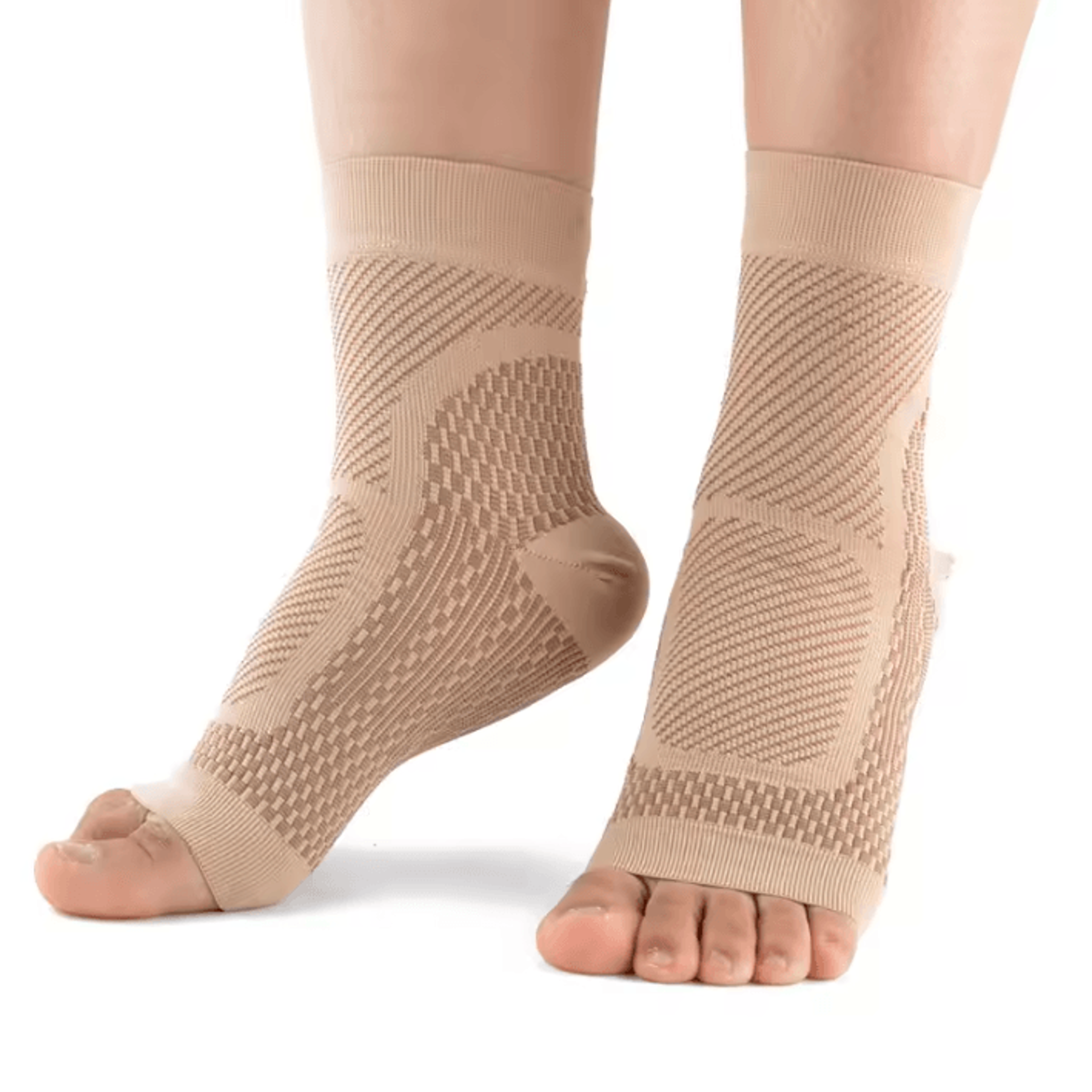 1 Pair Ankle Brace Compression Sleeves With Arch Support For Sports And Everyday Comfort 2