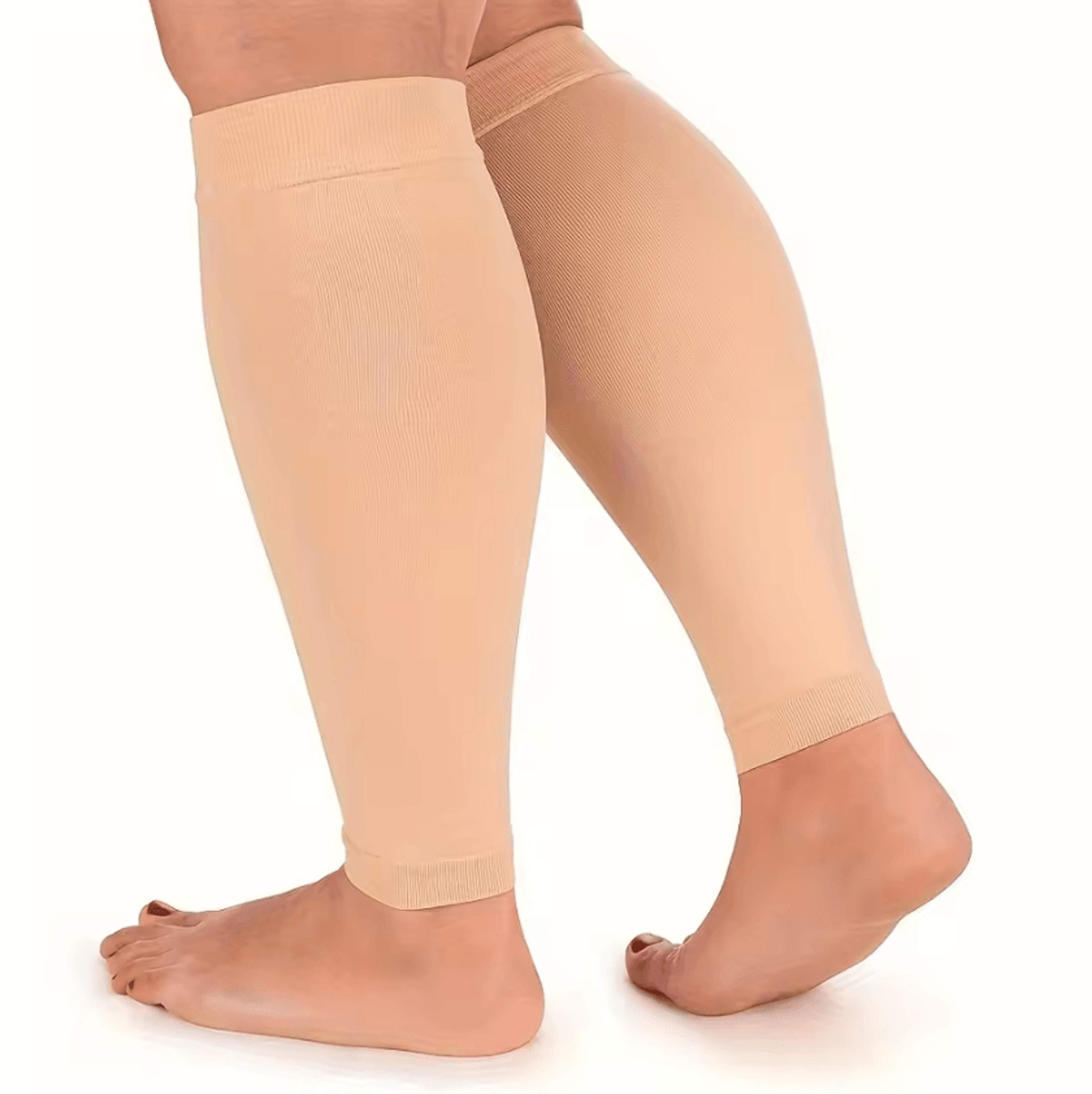1 Pair Compression Calf Sleeves Segmented Pressure Support Socks For Sports And Everyday Wear 0