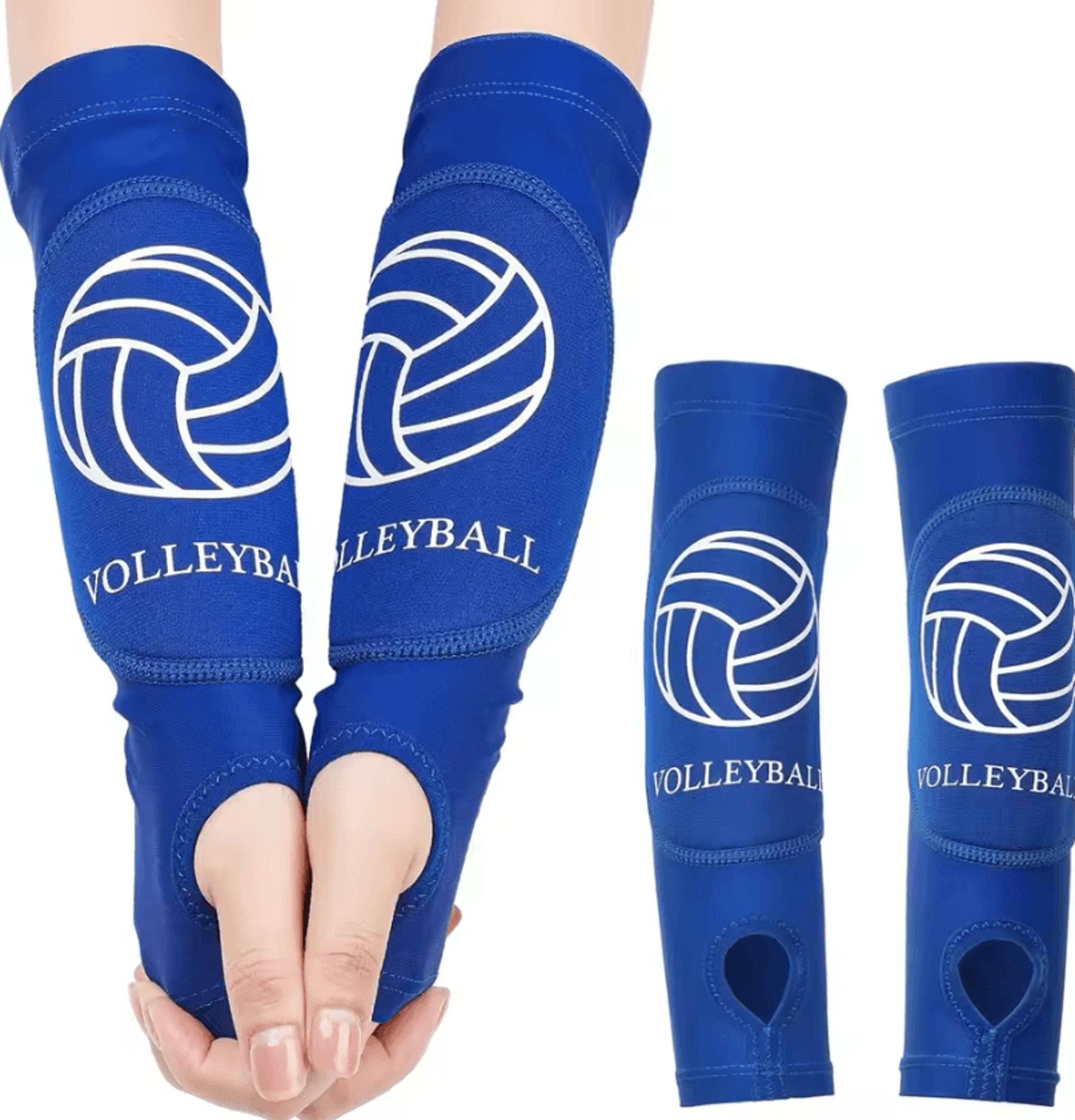 2 Pack Volleyball Arm Sleeves With Forearm Padding For Youth Boys And Girls 8