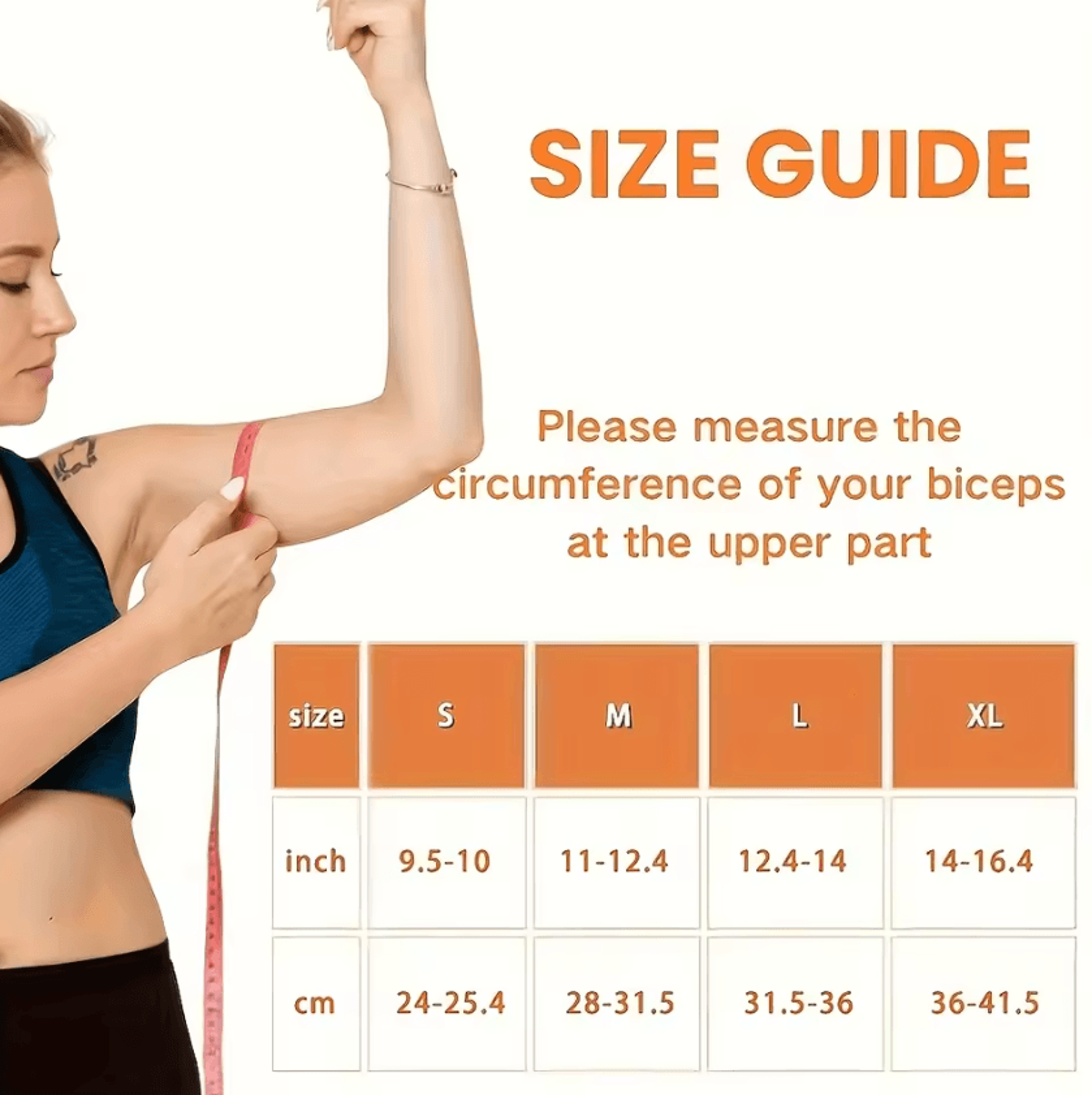 Copper Bicep Compression Sleeve Arm Support For Men And Women 1