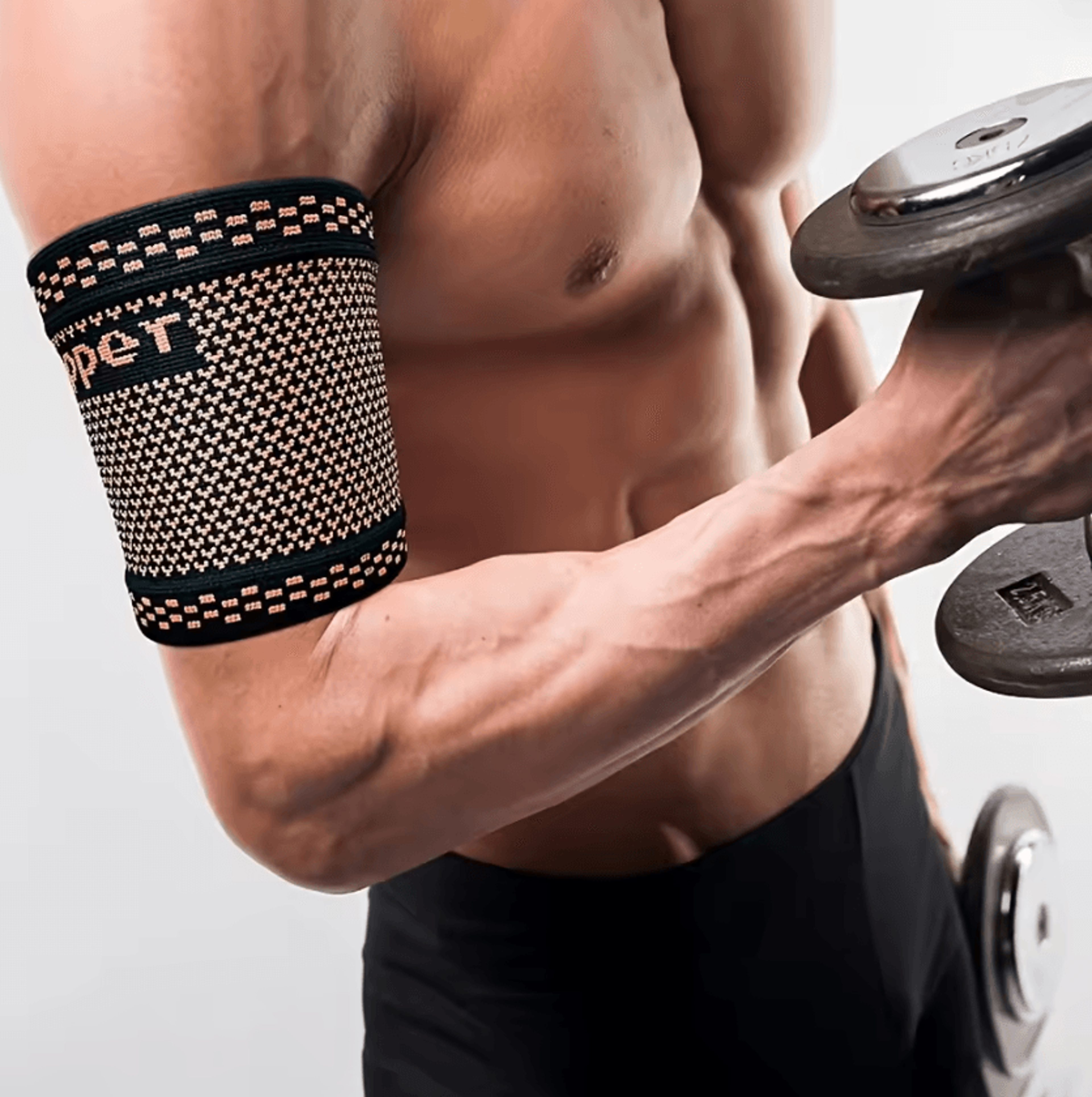 Copper Bicep Compression Sleeve Arm Support For Men And Women 3