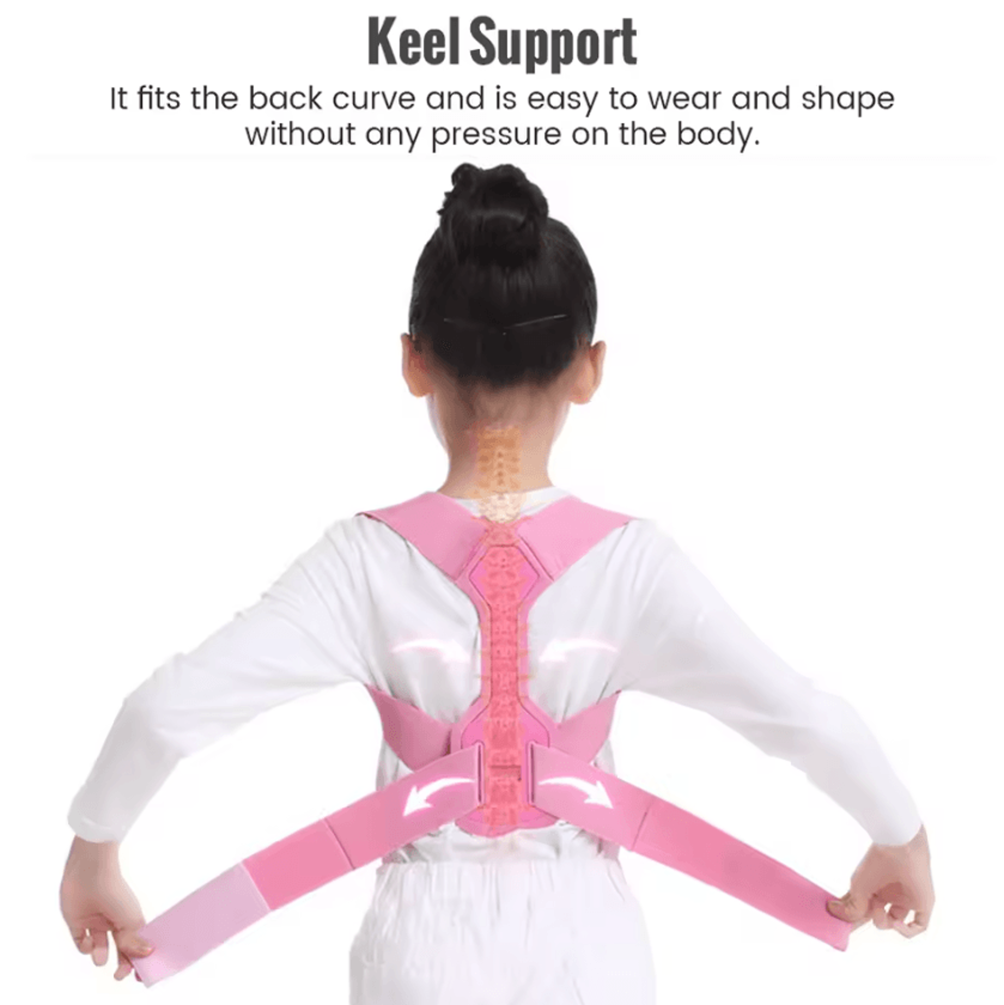 Adjustable Kids Posture Corrector Back Support Brace For Boys And Girls 3