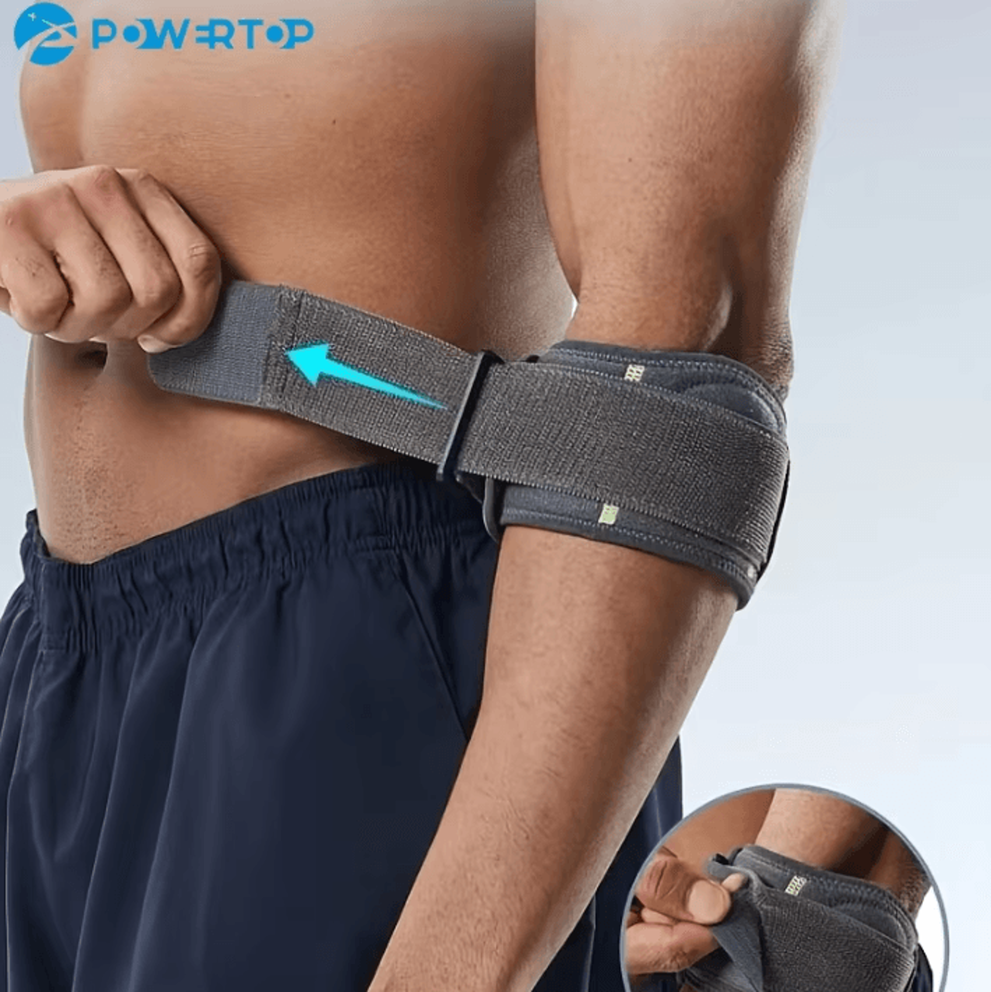Adjustable Tennis Elbow Brace With Compression Strap For Golfers Elbow Pain Relief And Sports Suppo 0