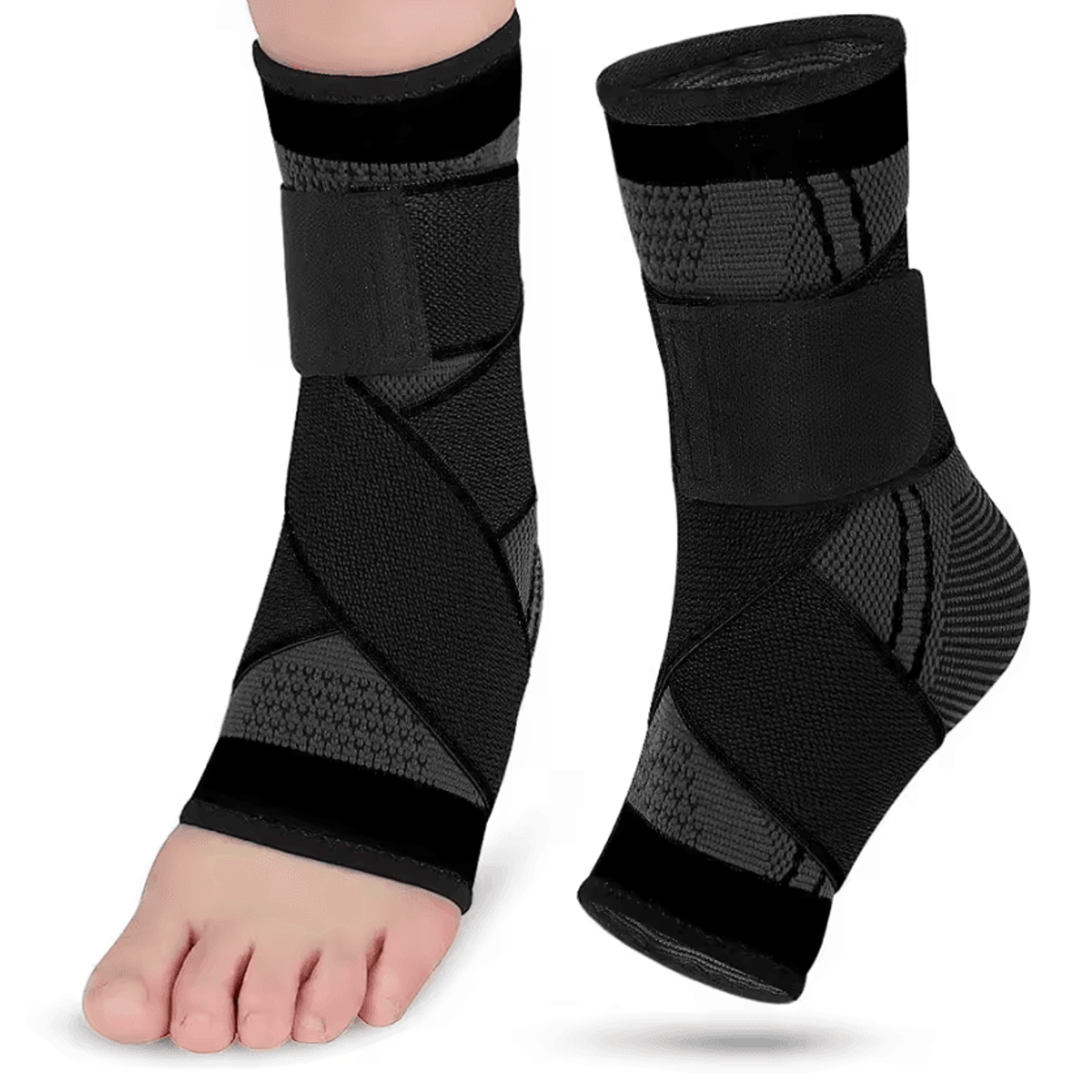 Adjustable Ankle Brace Compression Support Strap For Running Basketball Gym  Everyday Stability 0