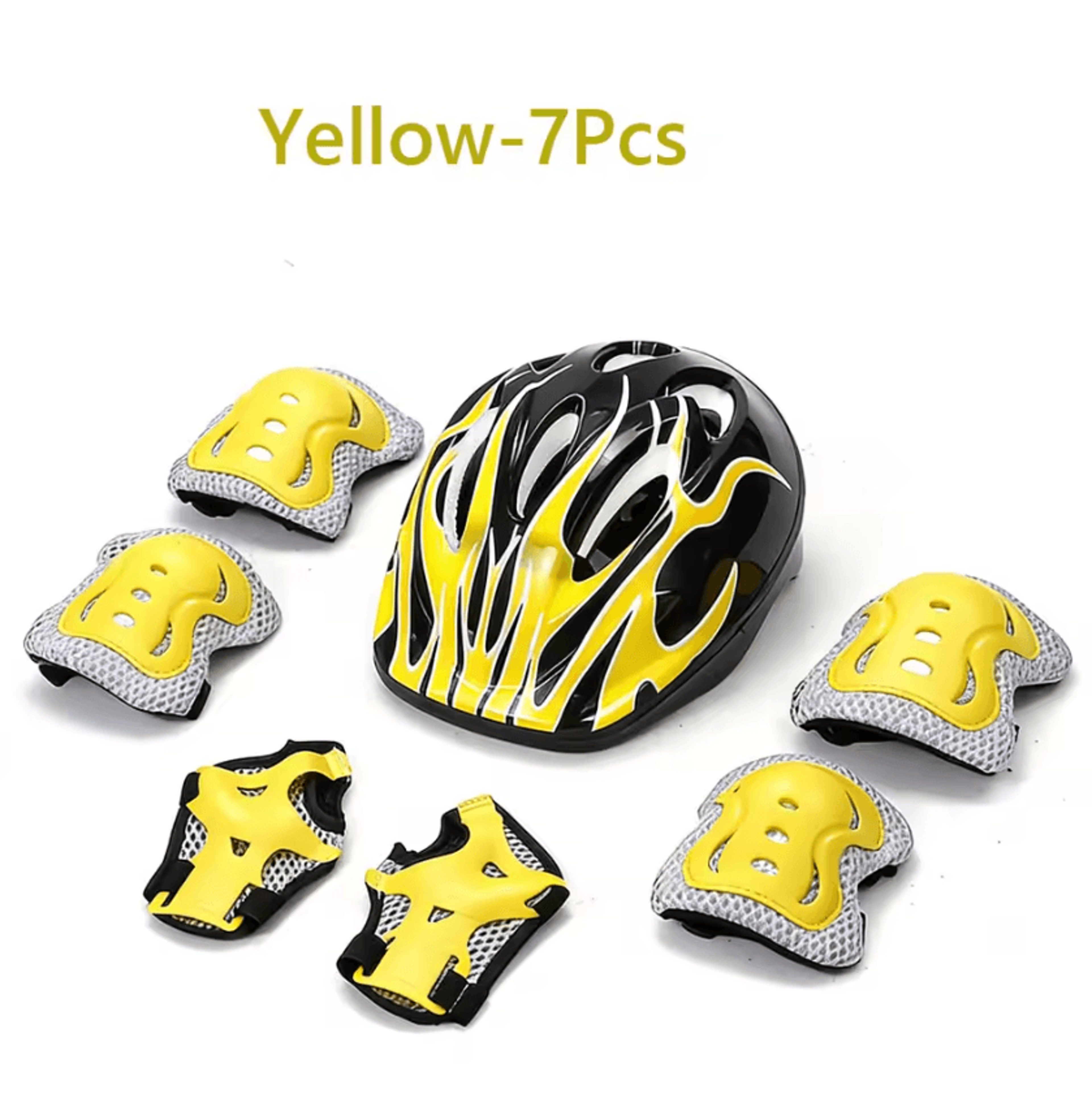 Kids Skating Protective Gear Set With Adjustable Helmet Kids Knee And Elbow Pads And Wrist Guards 5