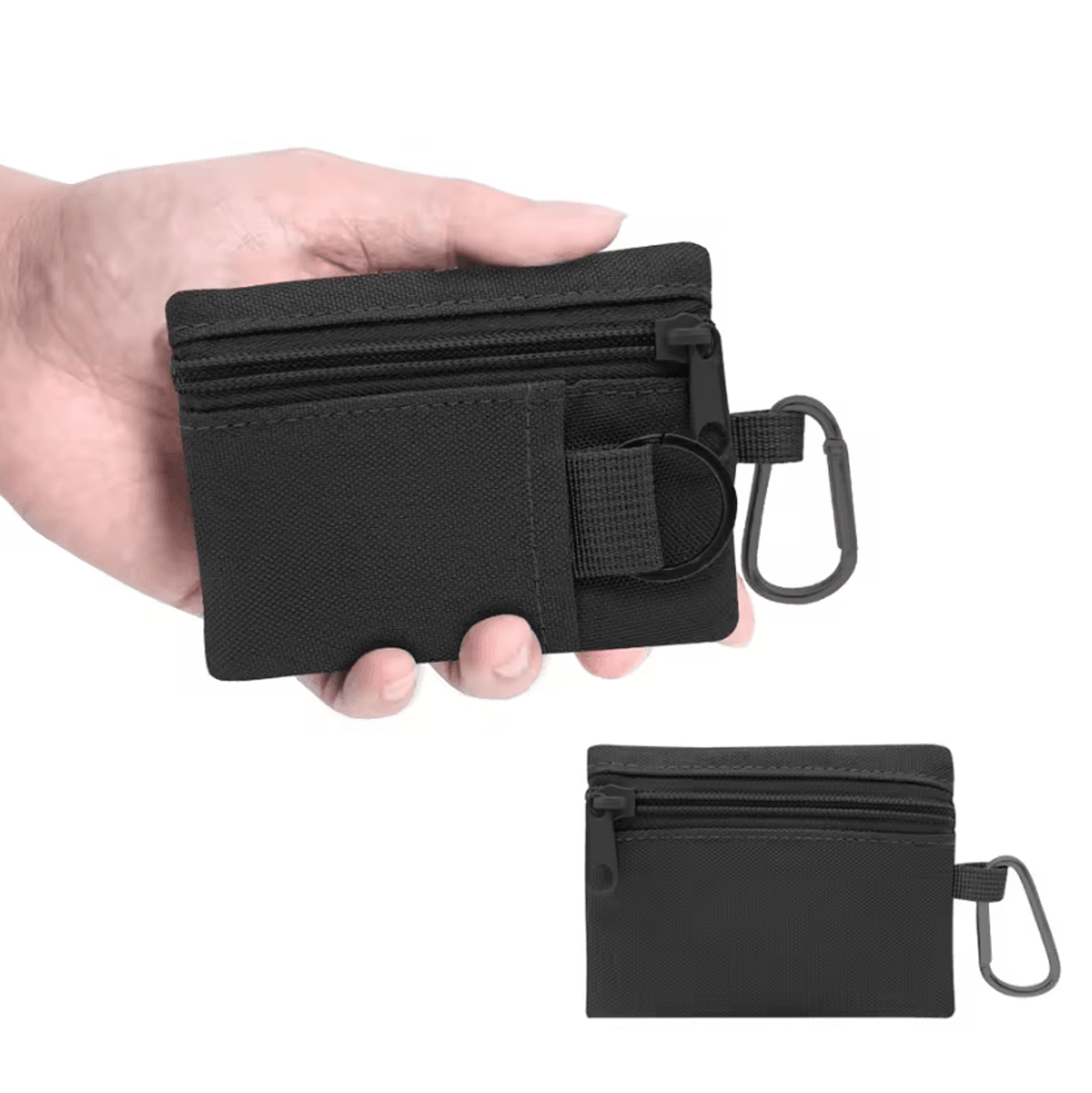 Mini Tactical Wallet EDC MOLLE Pouch With Zipper For Cards Keys And Everyday Essentials 4