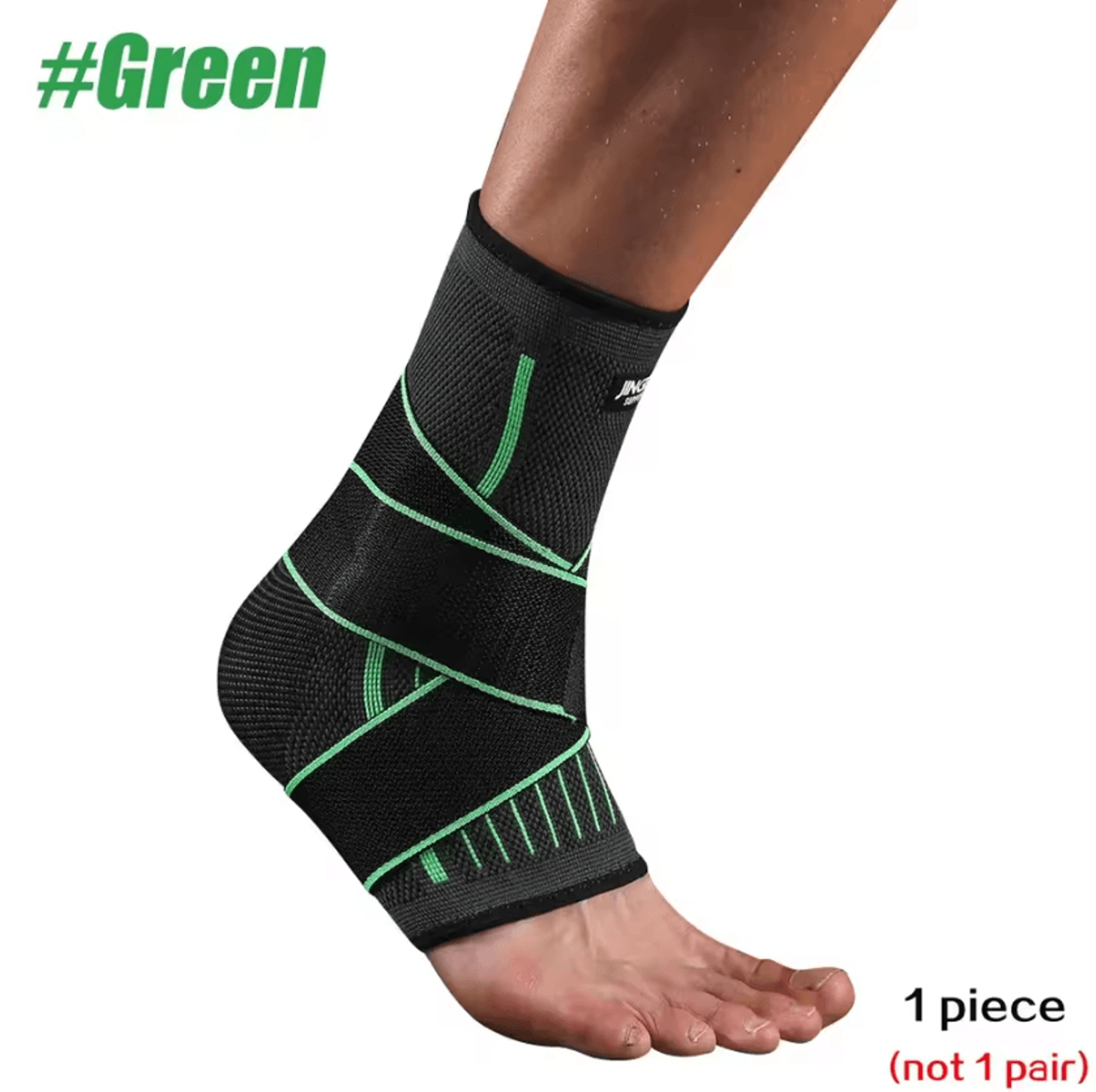 Adjustable Ankle Compression Brace With Support Strap For Running And Daily Recovery 6