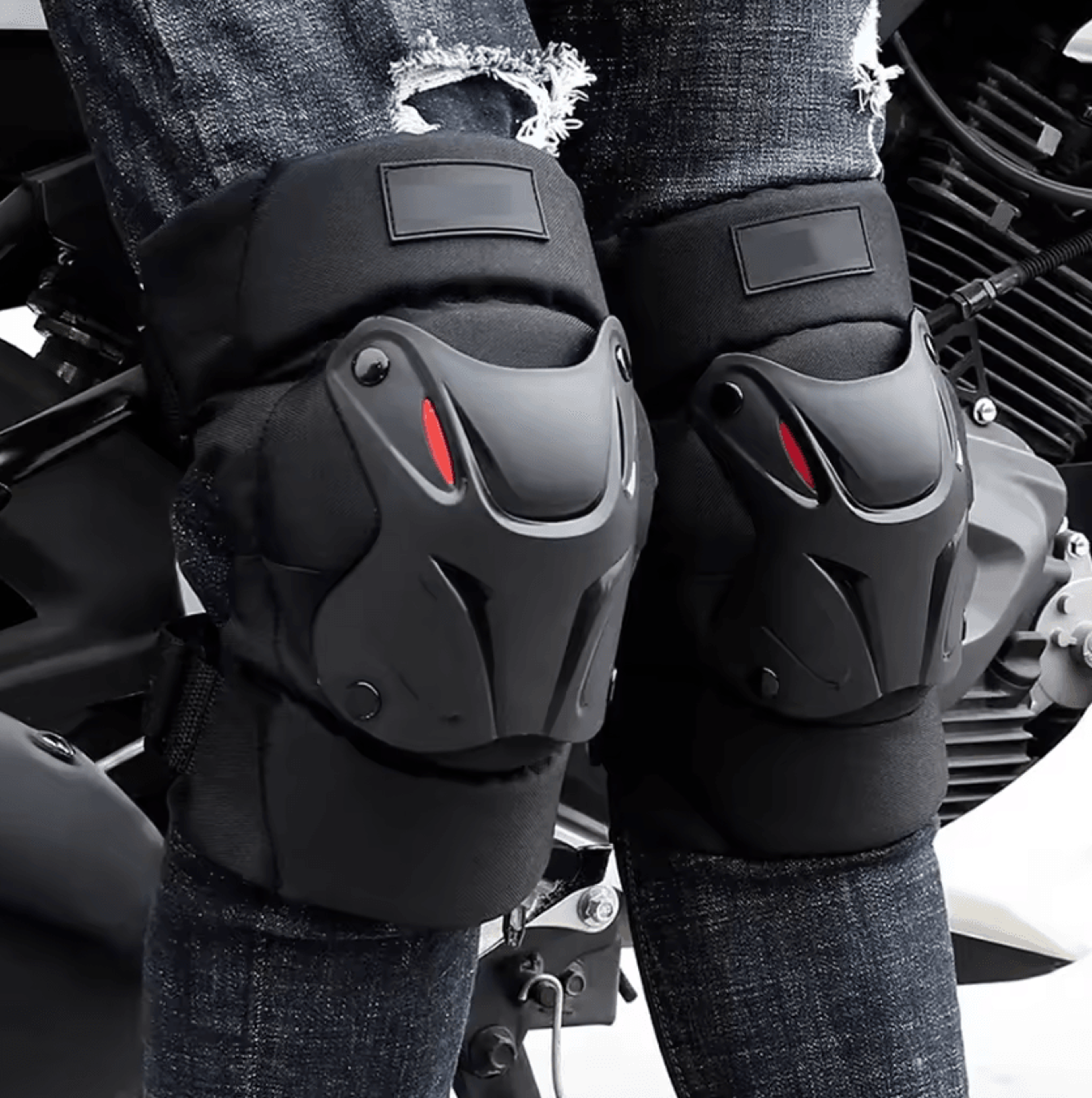 Shock Absorbing Knee And Elbow Pads For Motorcycle Riding And Outdoor Sports 2