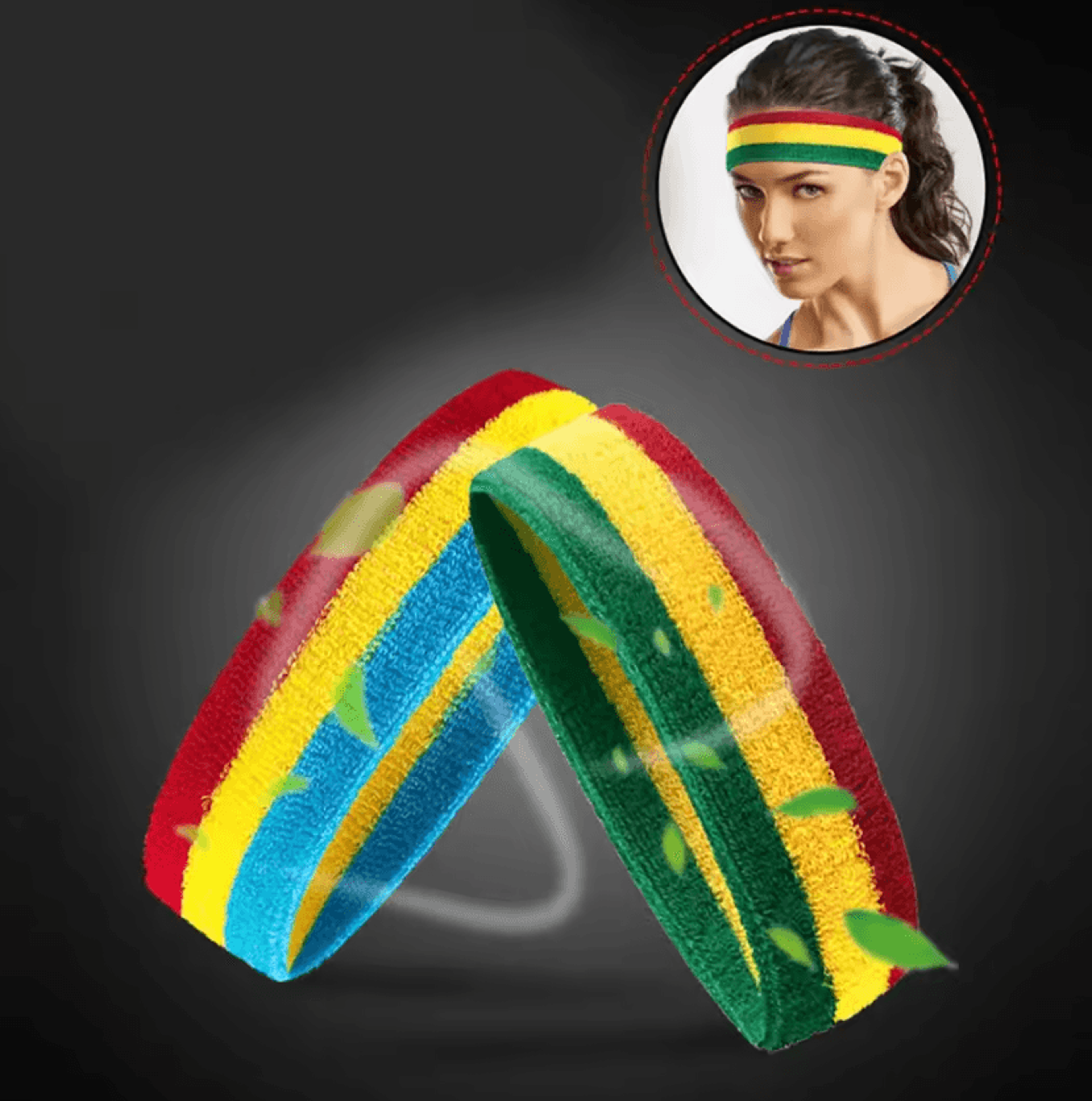 Sports Headband Sweatband For Running Cycling Yoga And Fitness 2