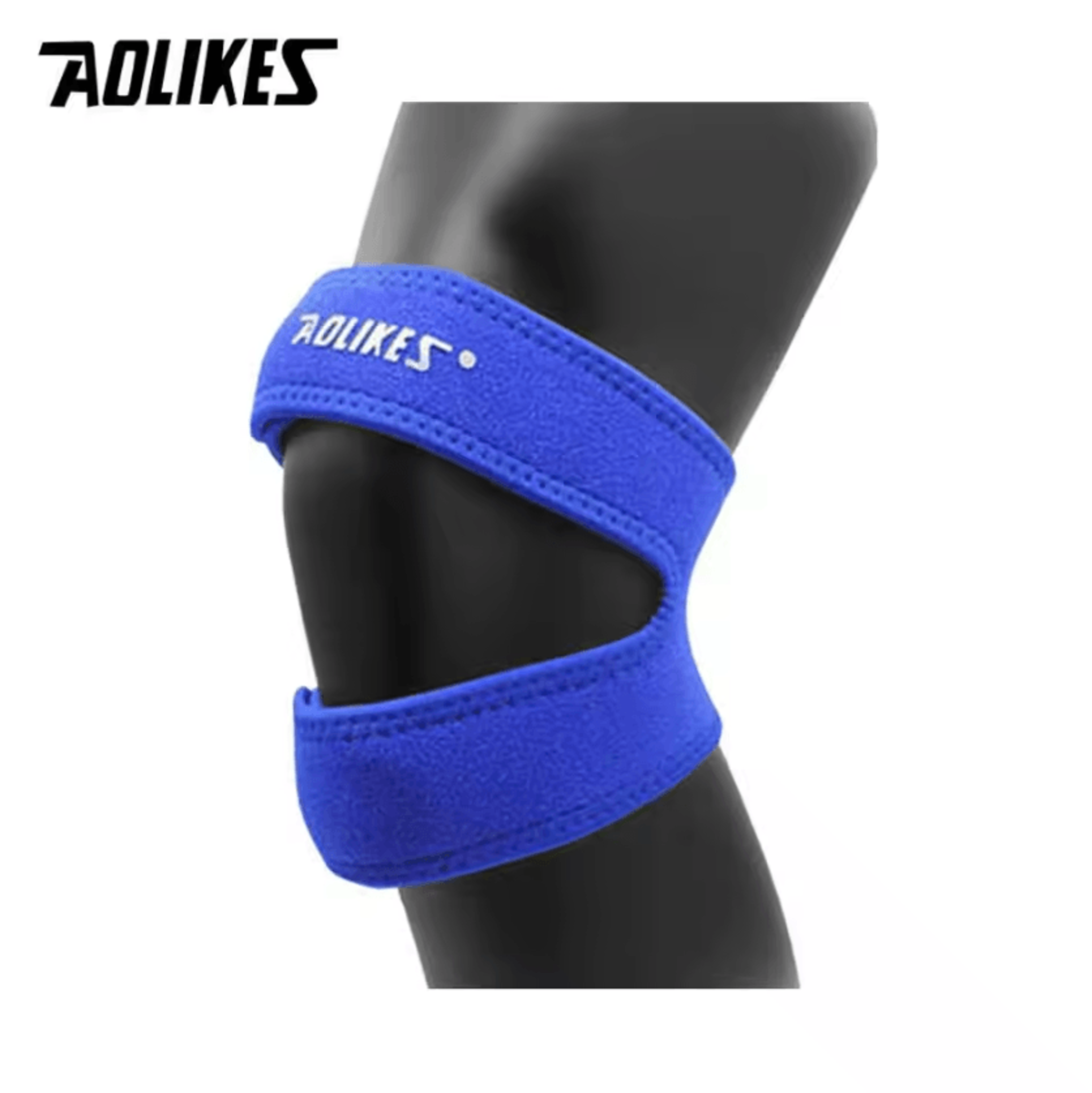 AOLIKES Pressurized Knee Compression Sleeve With Patella Support For Basketball Running And Cycling 4