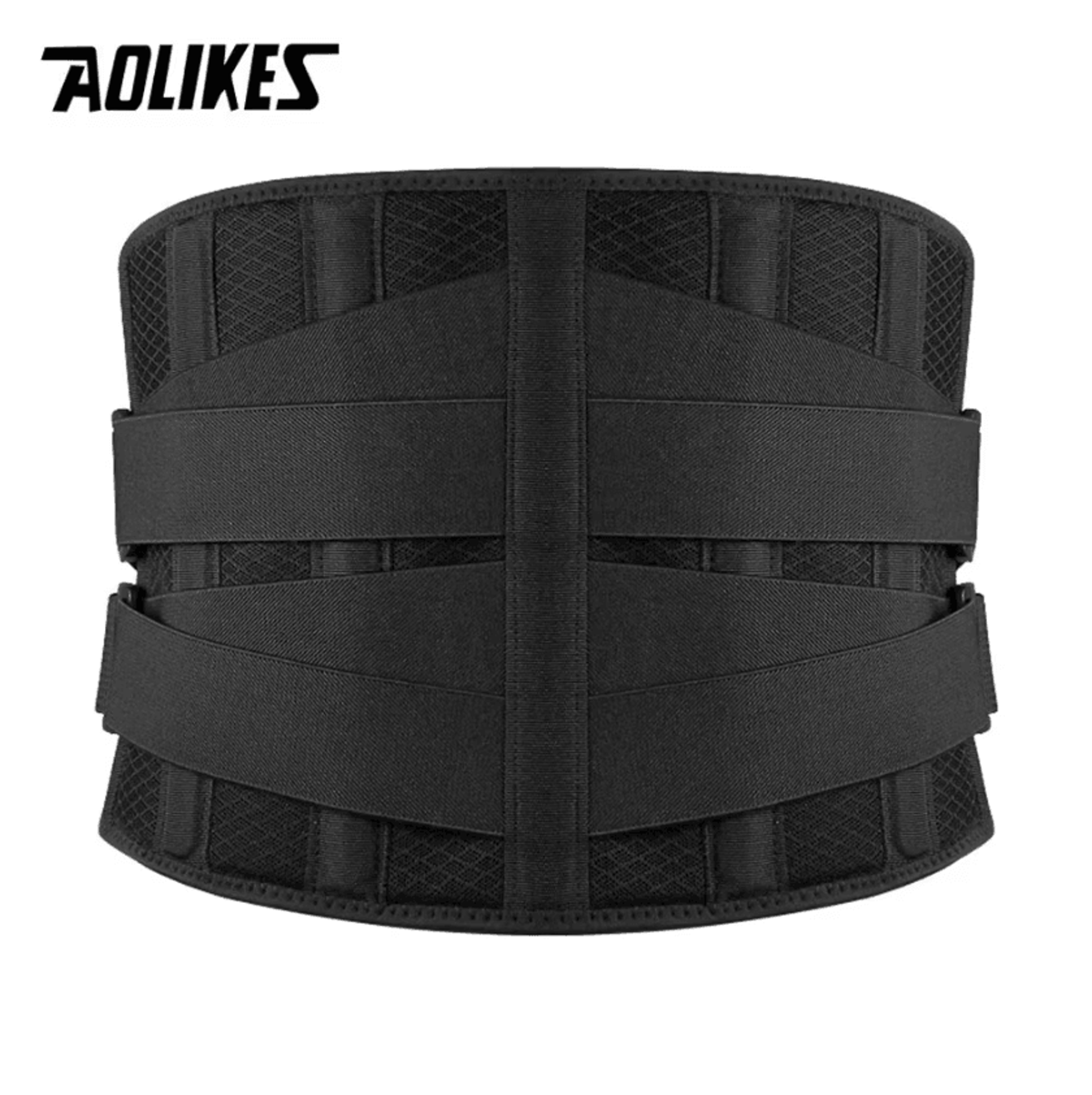 AOLIKES Lower Back Brace With 6 Support Stays And Adjustable Lumbar Support Belt 2