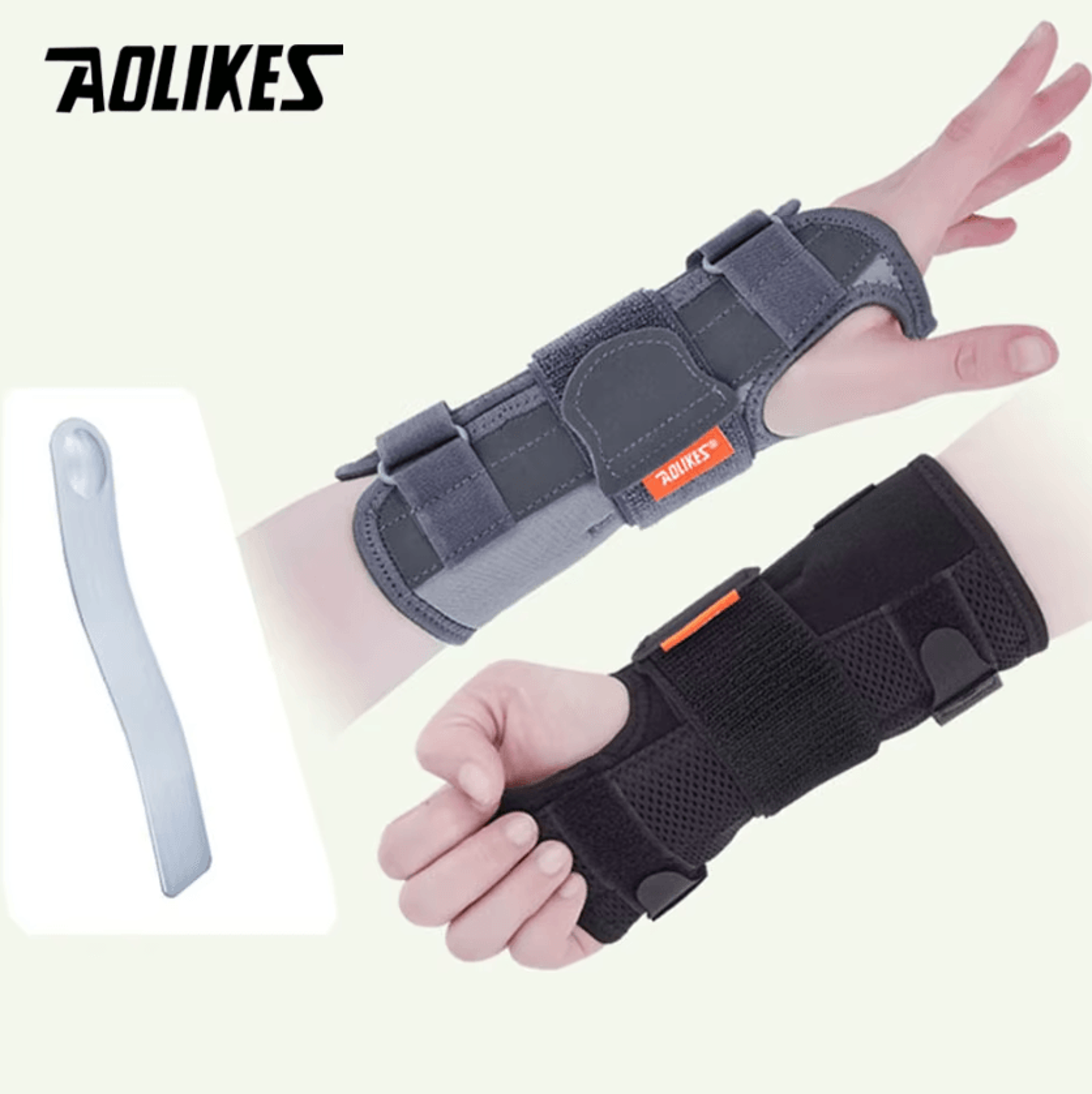 AOLIKES Wrist Brace Splint For Carpal Tunnel Night Support And Daily Wrist Stability 0