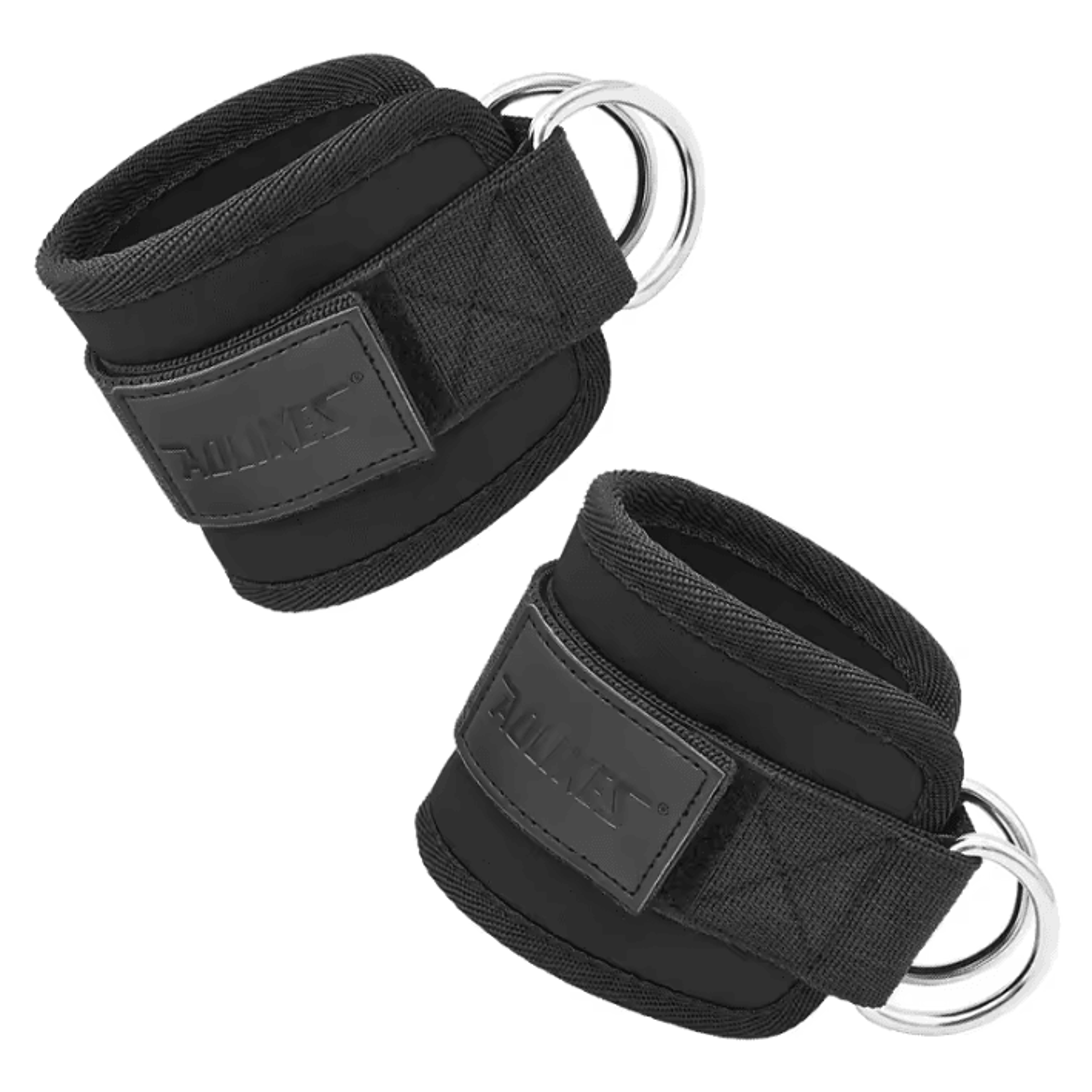AOLIKES Cable Ankle Straps Double DRing Ankle Cuffs For Cable Machine For Glute Leg  Lower Body Str 2
