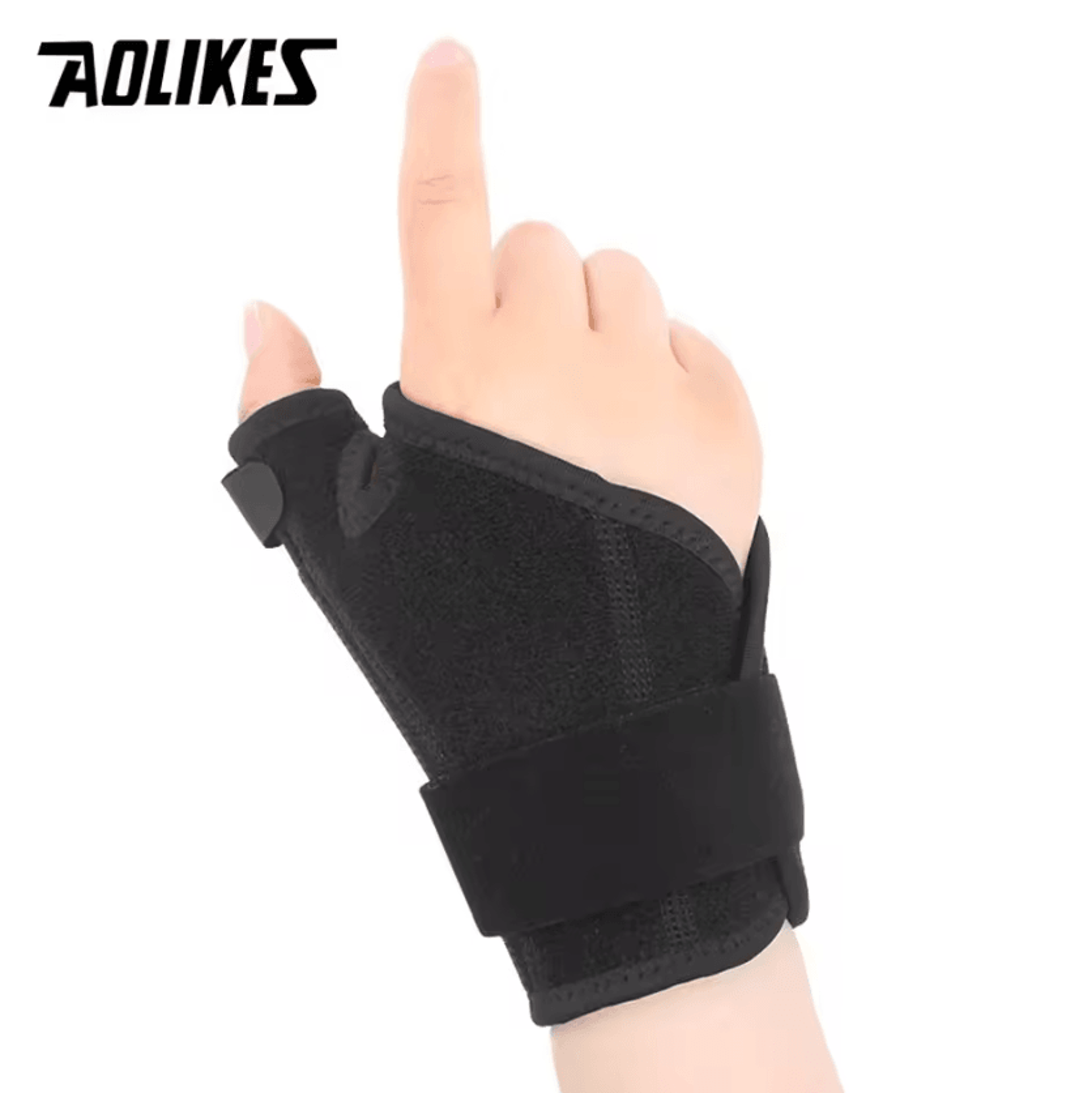 AOLIKES Wrist Brace Support Adjustable Wrist Wrap With Forearm Splint For Weightlifting  Daily Stab 2