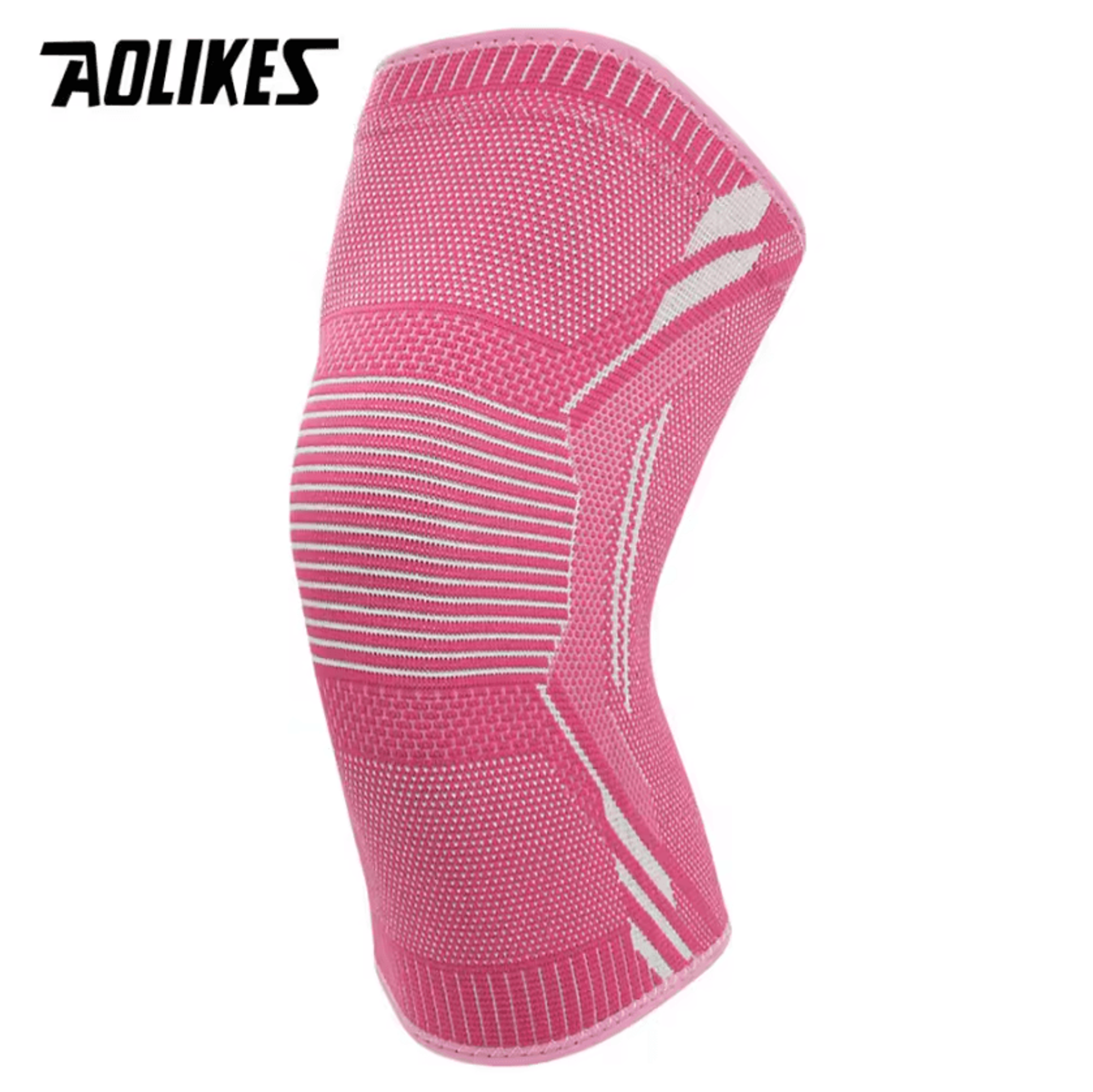 AOLIKES Compression Knee Brace NonSlip Knee Support Sleeve For Running Cycling  Fitness 3