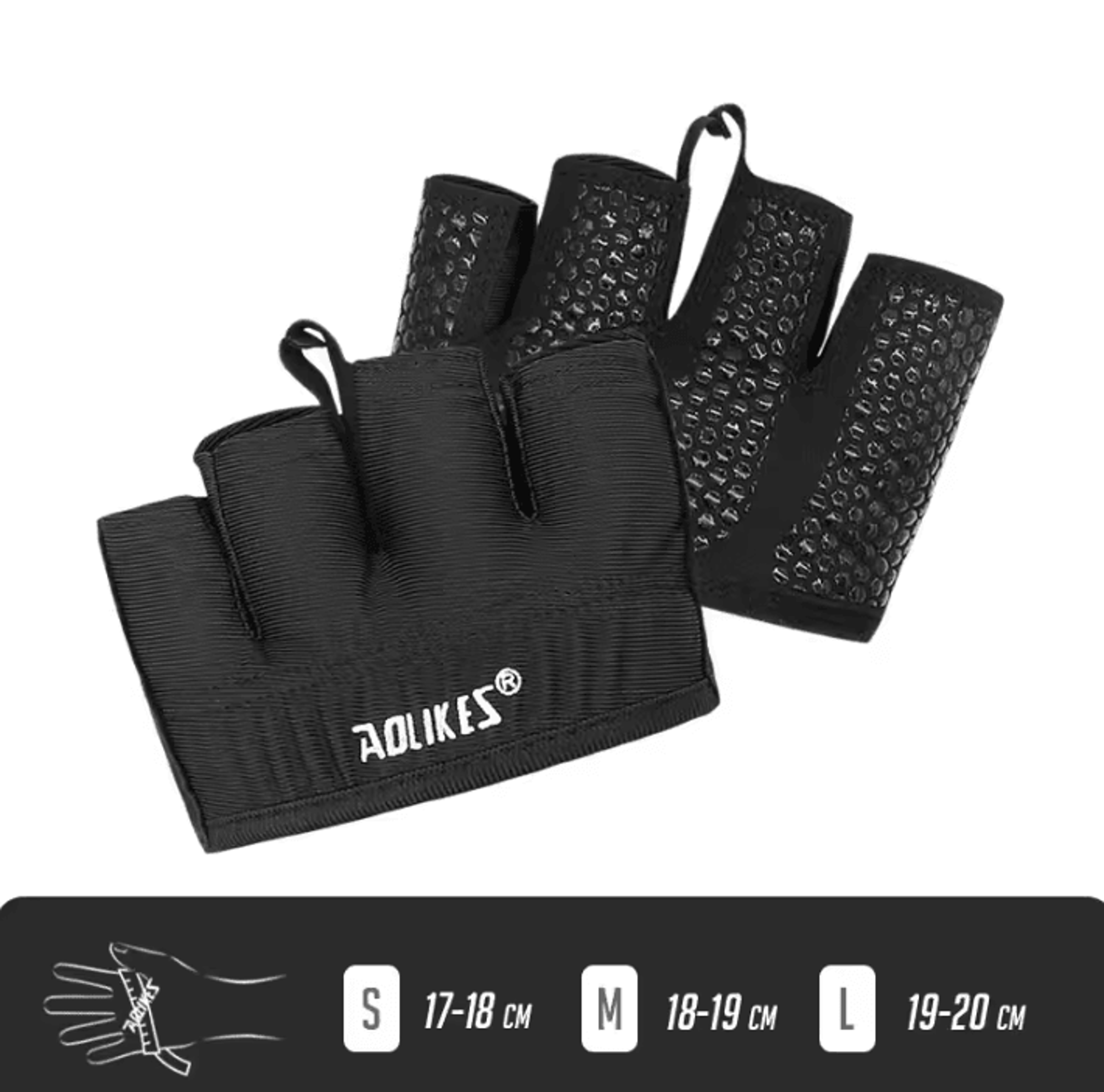 AOLIKES Half Finger Gym Gloves Breathable Weight Lifting Gloves For CrossFit Fitness  Strength Trai 3