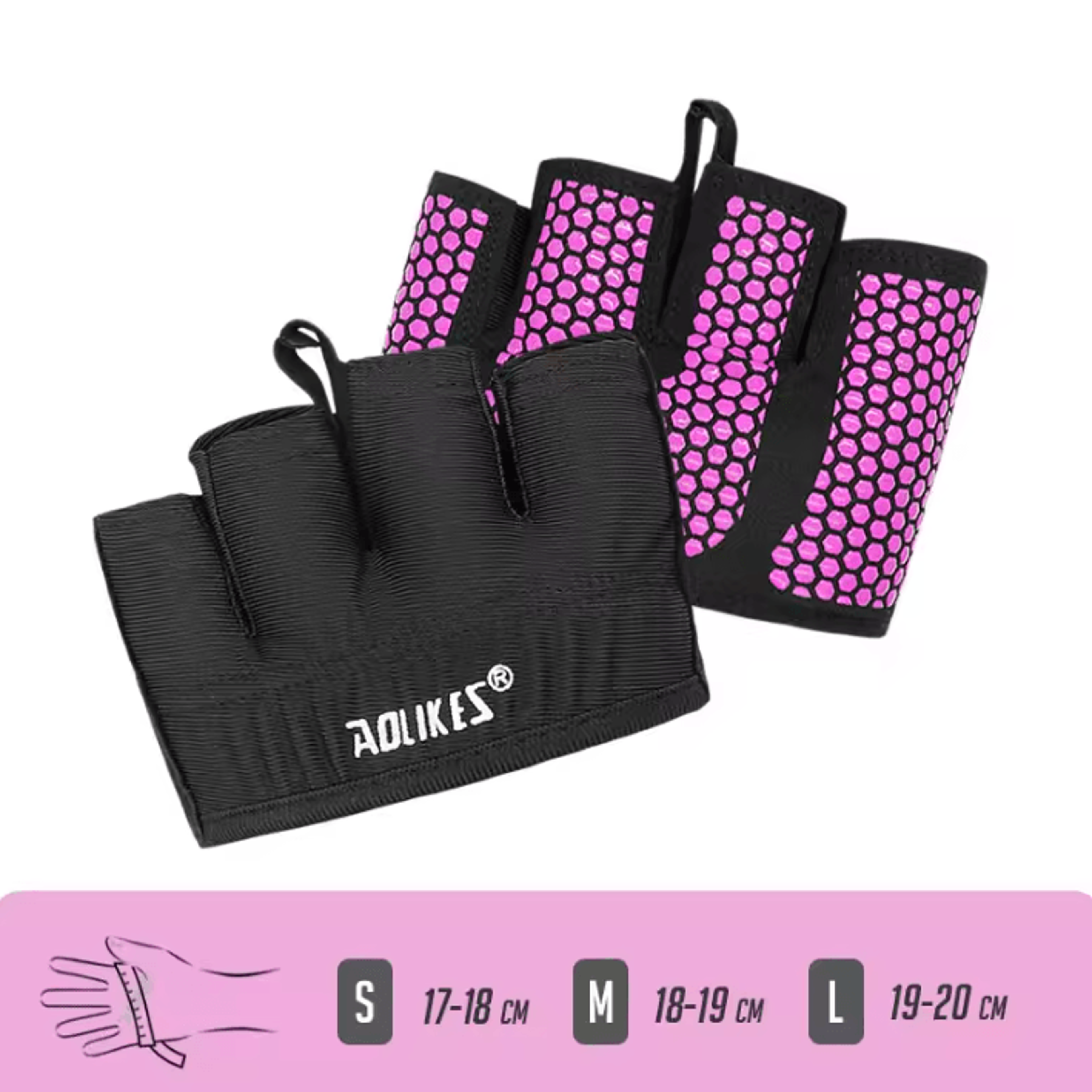 AOLIKES Half Finger Gym Gloves Breathable Weight Lifting Gloves For CrossFit Fitness  Strength Trai 6