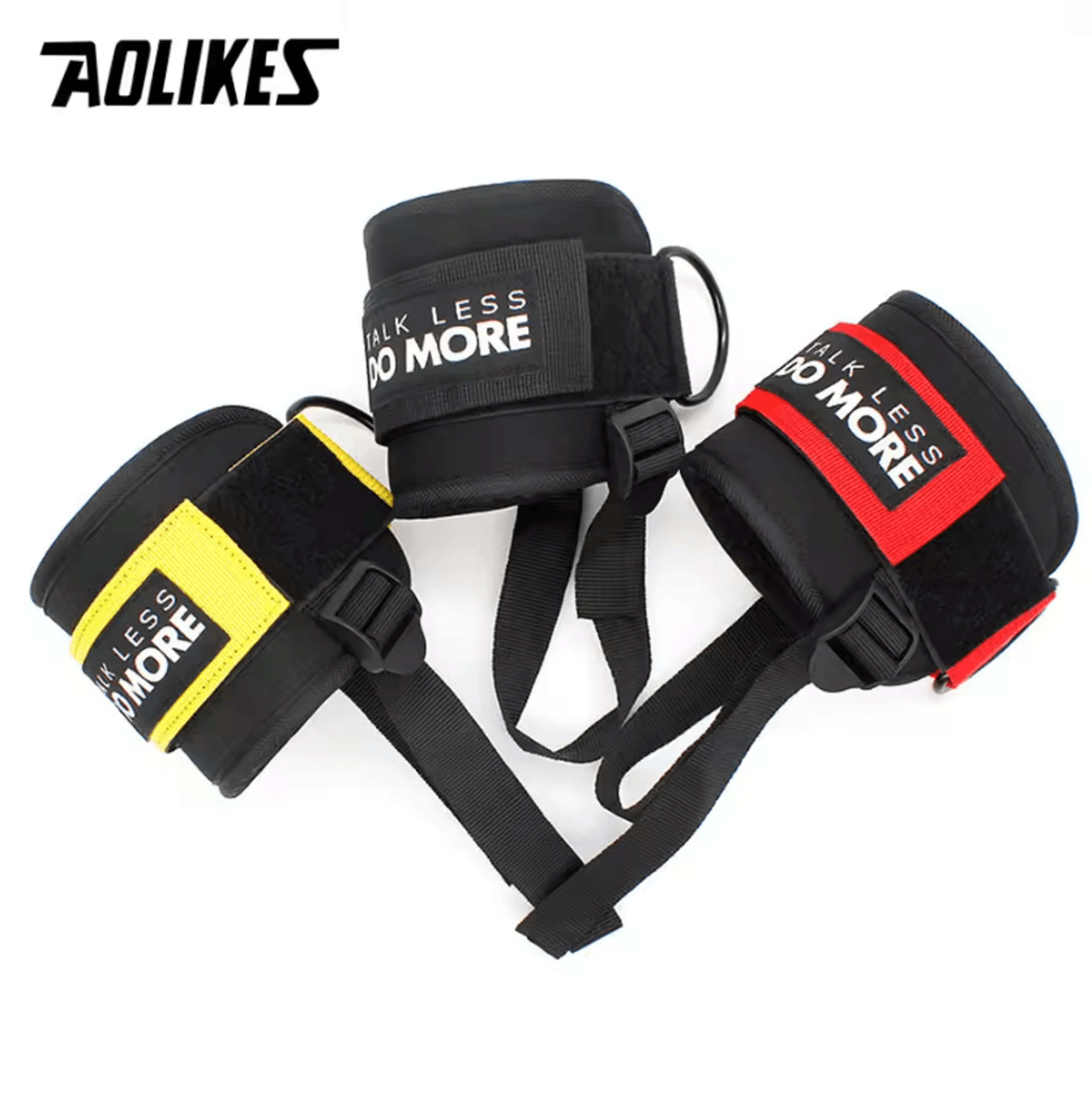 AOLIKES Adjustable Ankle Straps HeavyDuty Cable Machine Ankle Cuffs For Glute Leg  Strength Trainin 2