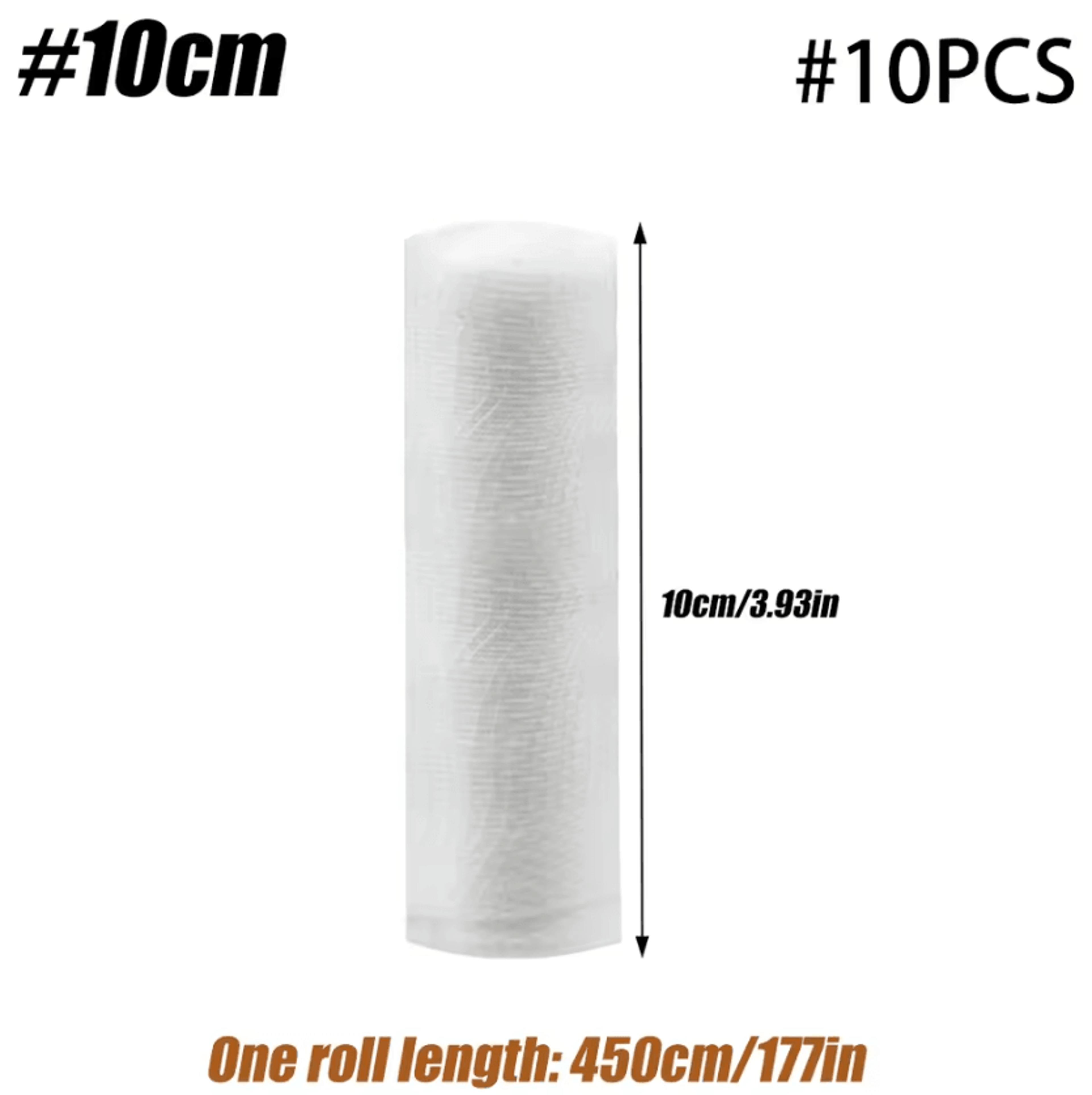 Gauze Bandage Roll With Tape 10Pack Breathable First Aid Gauze Wrap For Dressing Support 6